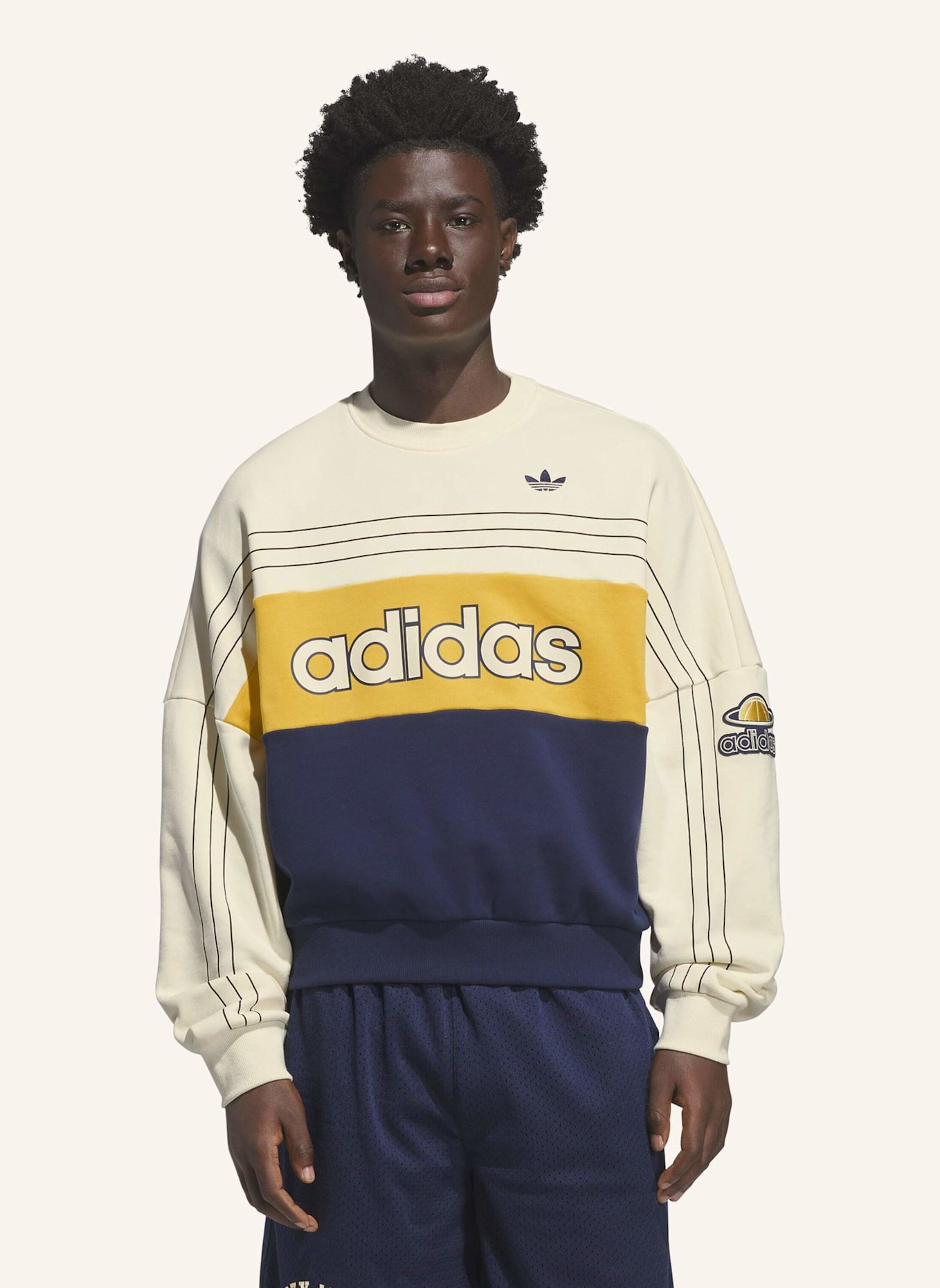 adidas Originals ORIGINALS VARSITY SWEATSHIRT: WEISS
