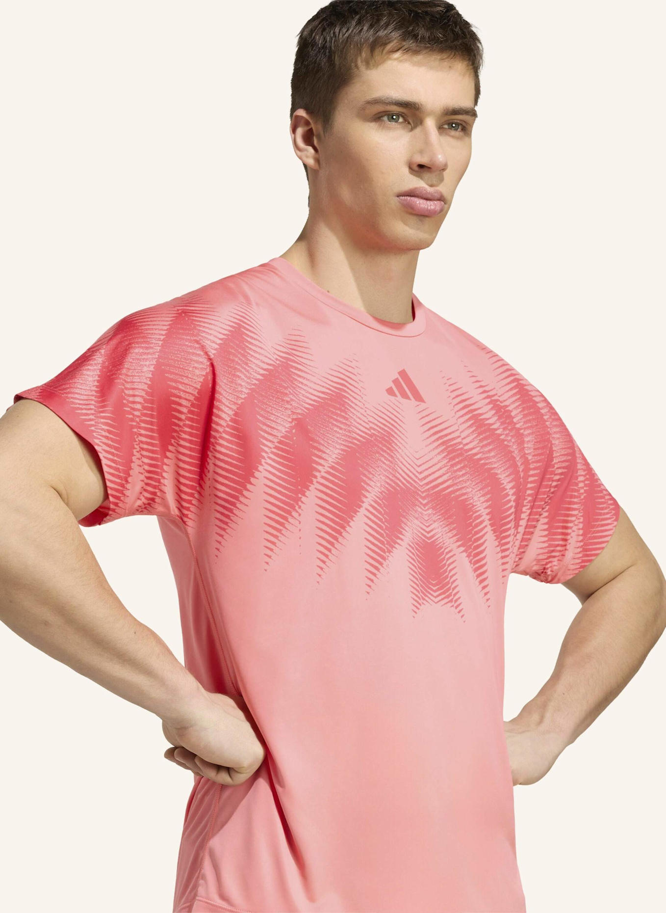 adidas ADIZERO ASPYRE UNITEFIT LAUFSHIRT: ROT/ ROSA