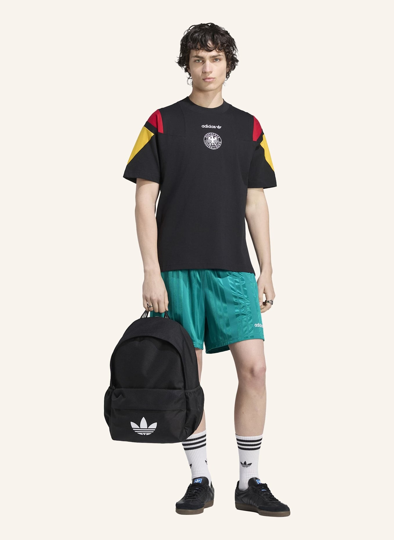 adidas T-Shirt DEUTSCHLAND EQT: SCHWARZ
