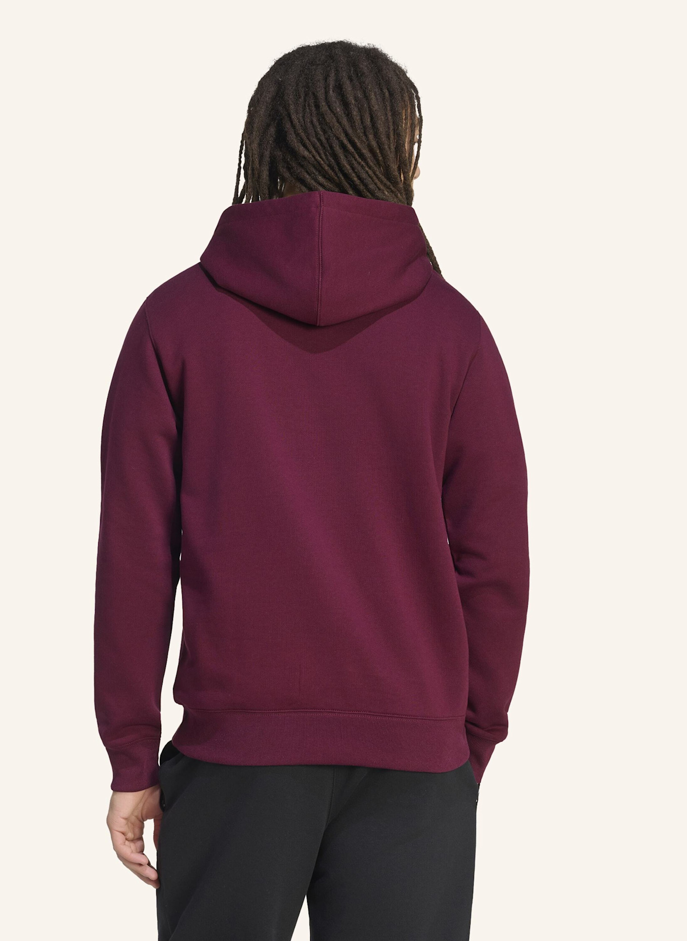 adidas Originals TREFOIL ESSENTIALS HOODIE: ROT