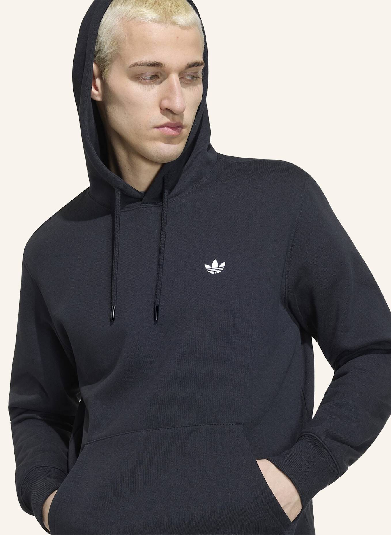 adidas Originals TREFOIL ESSENTIALS HOODIE: SCHWARZ