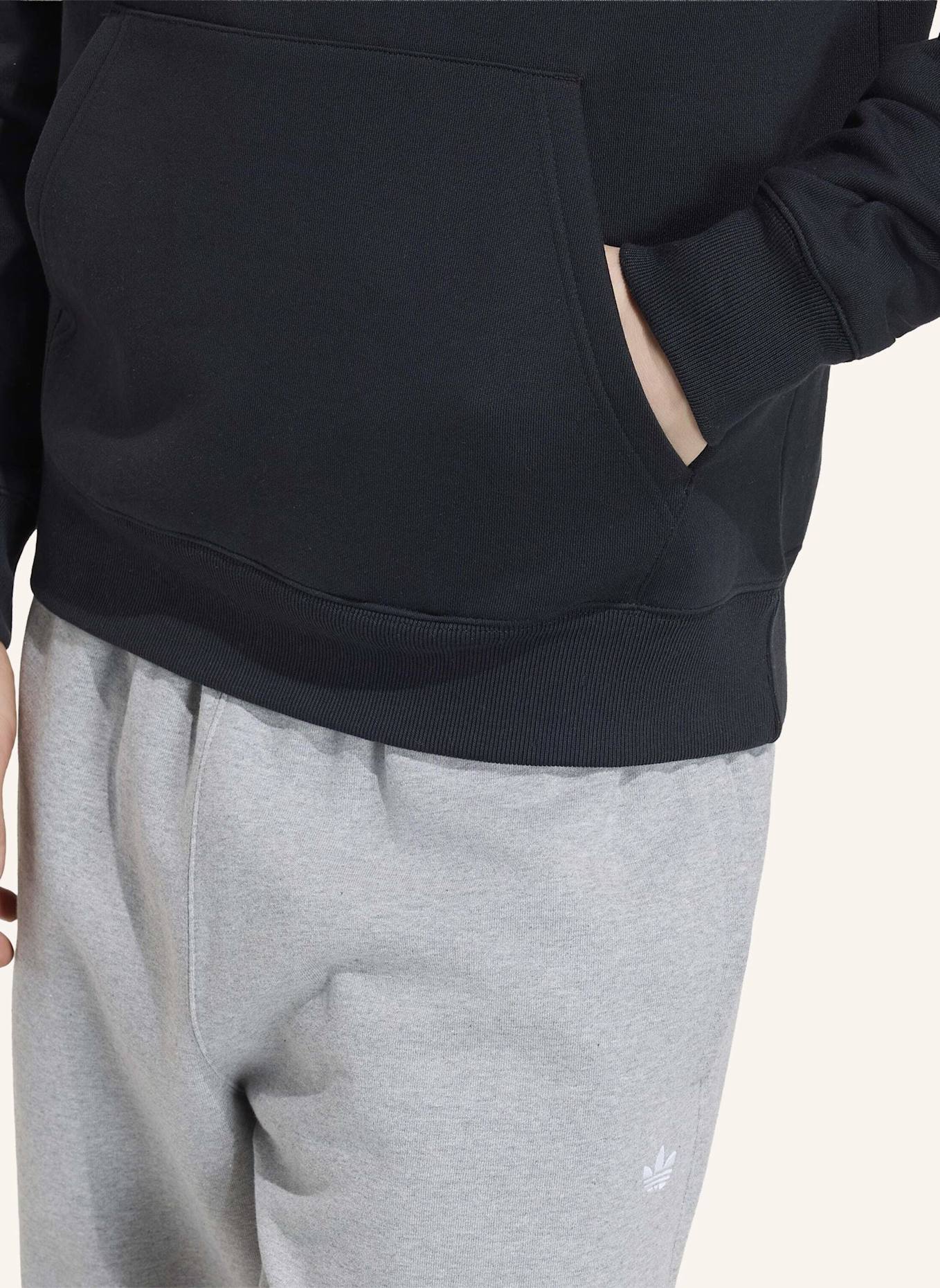 adidas Originals TREFOIL ESSENTIALS HOODIE: SCHWARZ