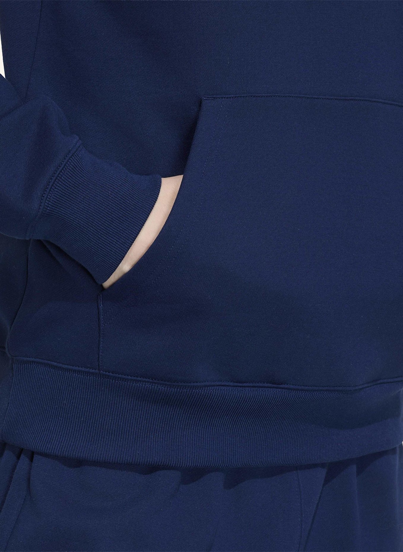adidas Originals TREFOIL ESSENTIALS HOODIE: BLAU