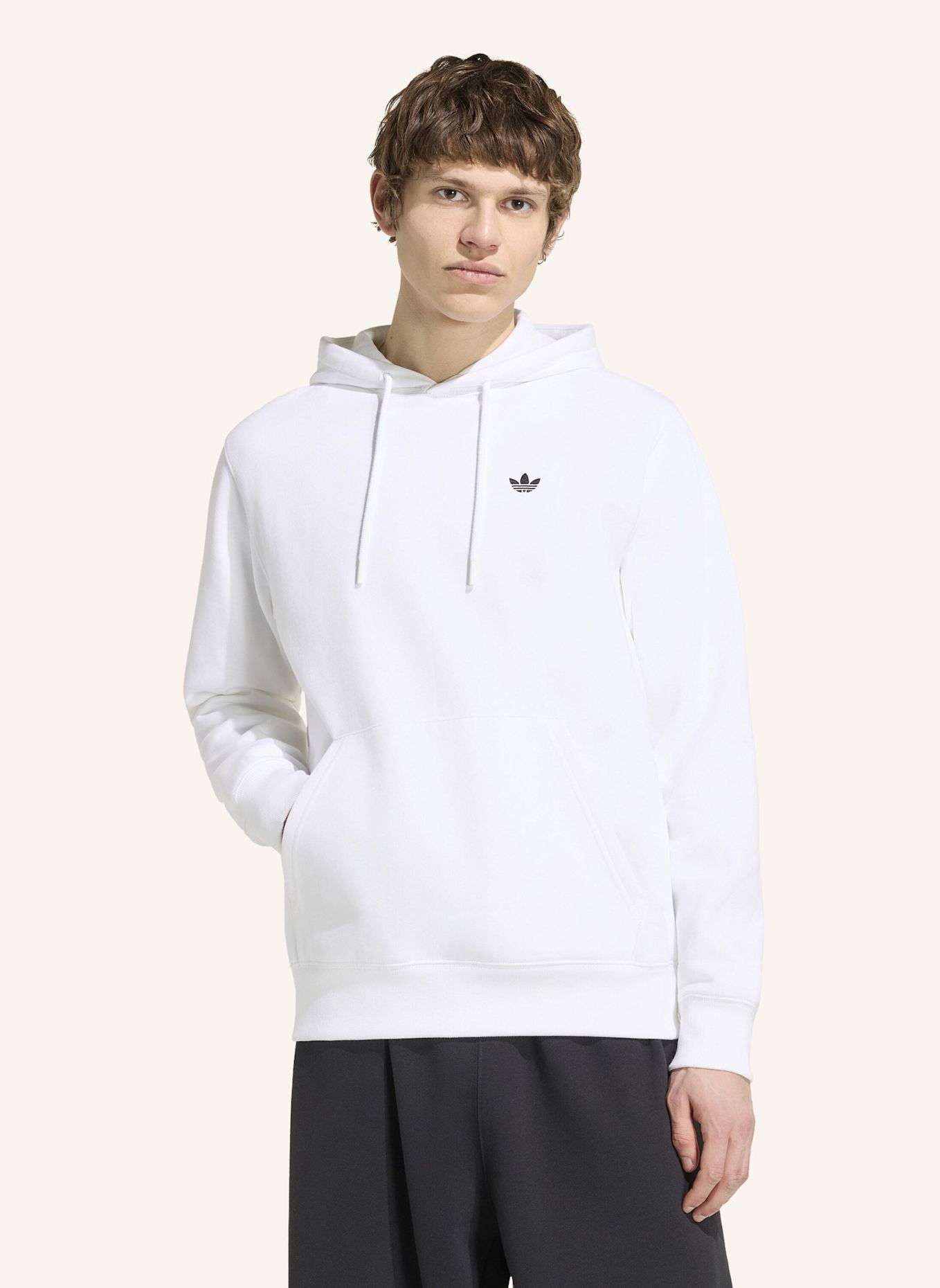 adidas Originals TREFOIL ESSENTIALS HOODIE: WEISS