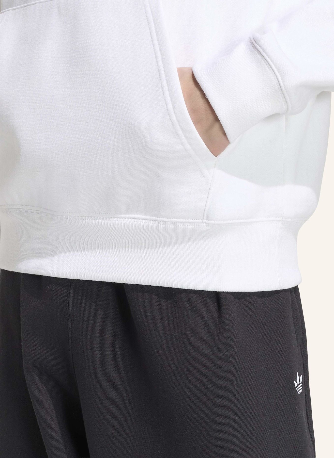 adidas Originals TREFOIL ESSENTIALS HOODIE: WEISS