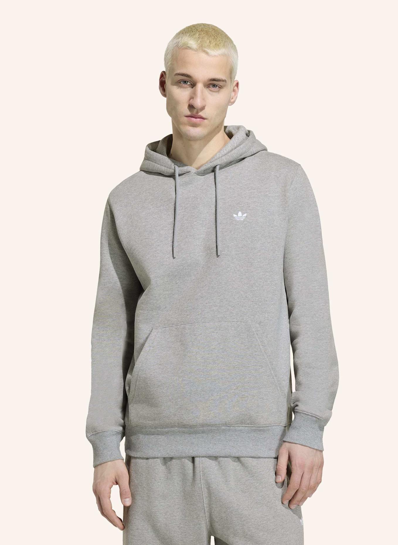 adidas Originals TREFOIL ESSENTIALS HOODIE: GRAU