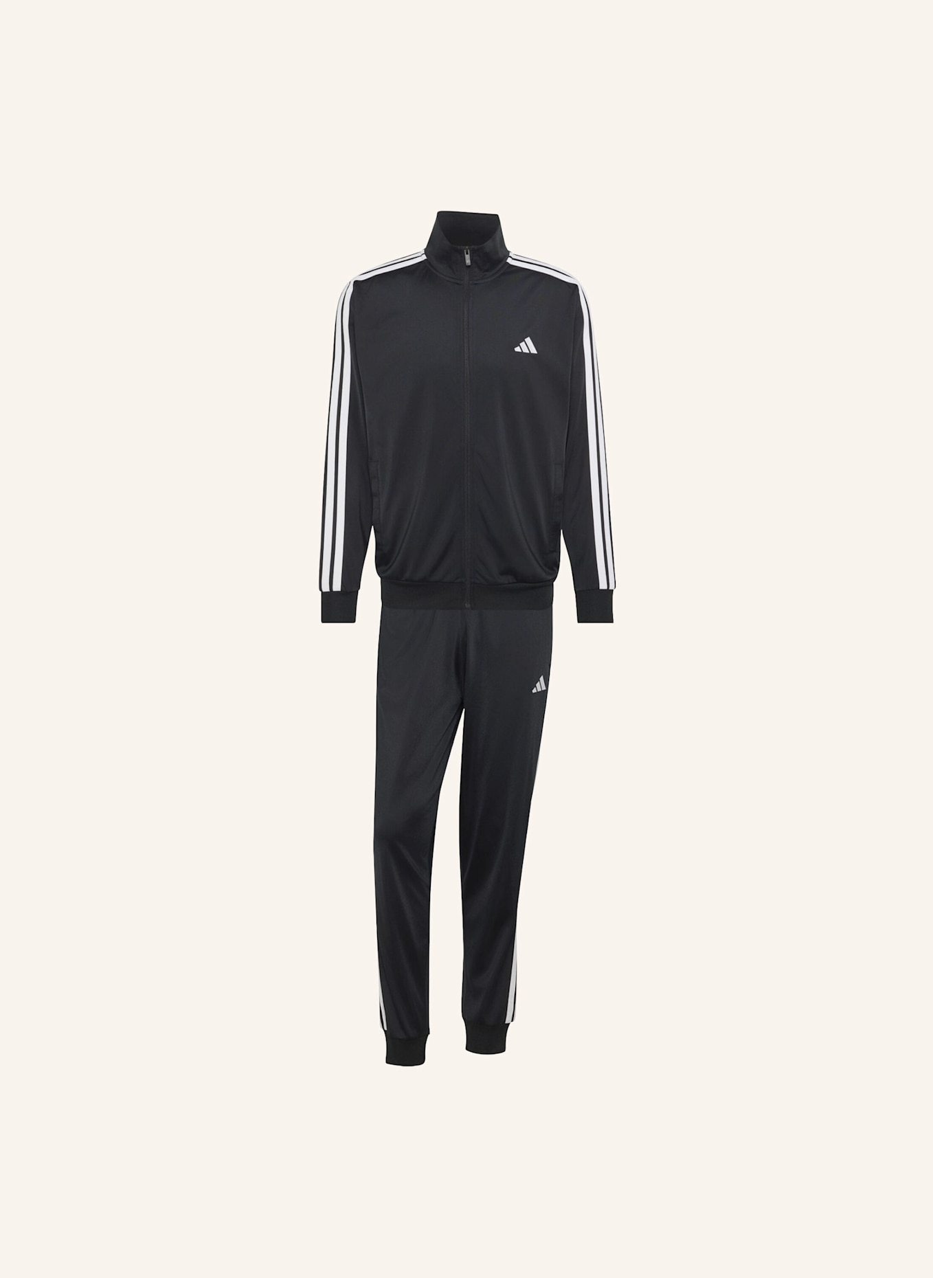 adidas DAYREADY TRAININGSANZUG: SCHWARZ/ WEISS