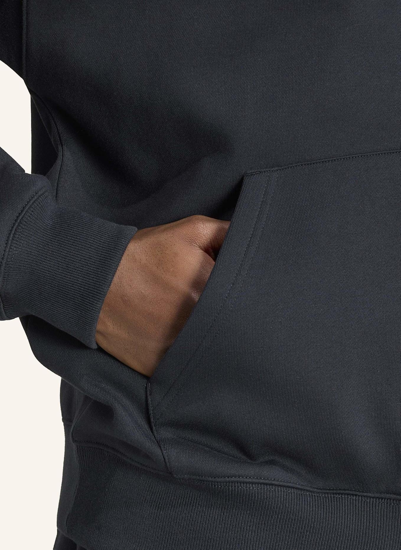 adidas Originals TREFOIL ESSENTIALS HOODIE, LOCKER GESCHNITTEN, MIT DURCHGEHENDEM REISSVERSCHLUSS: SCHWARZ
