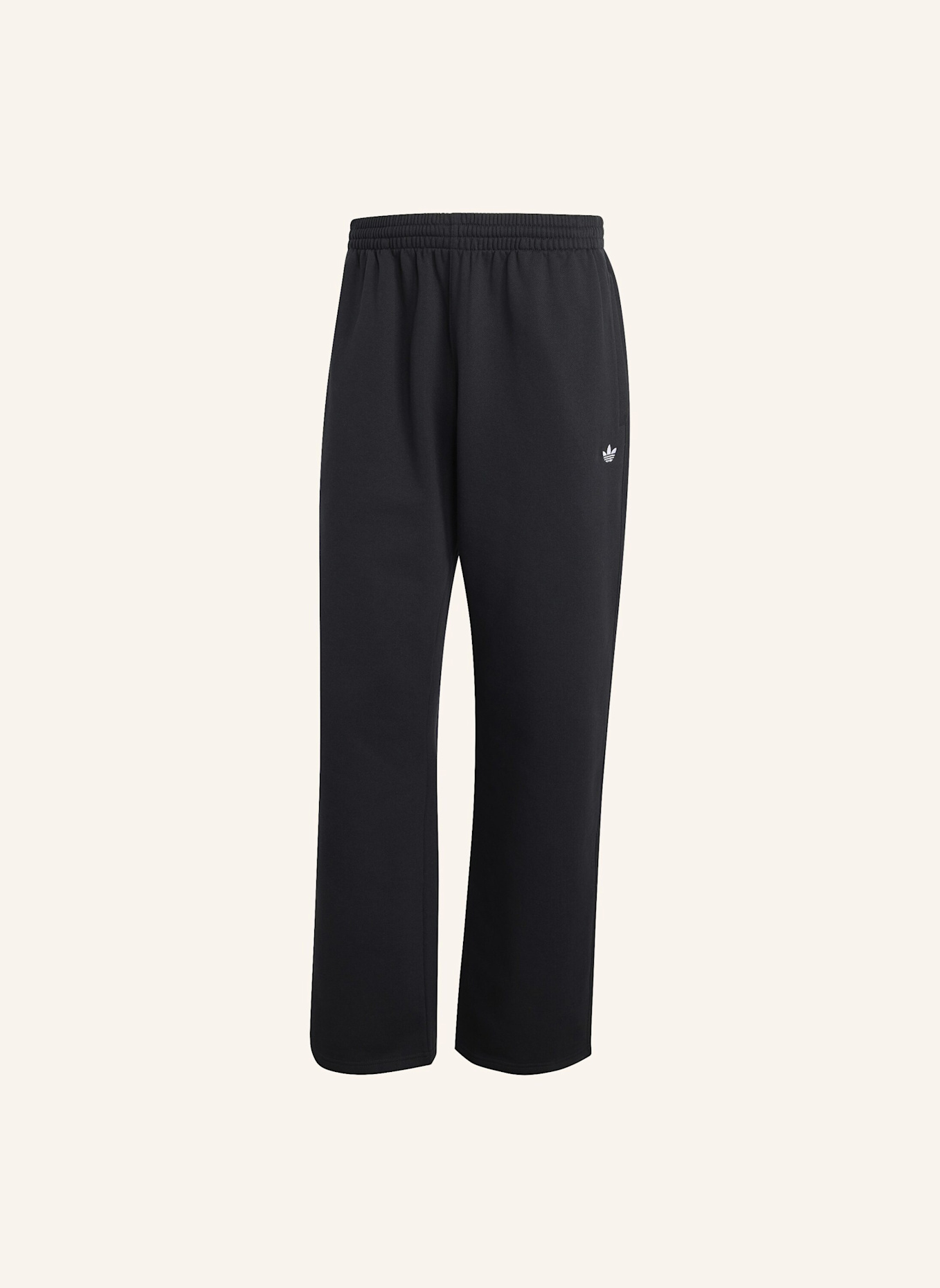 adidas Originals TREFOIL ESSENTIALS HOSE, OFFENER SAUM: SCHWARZ