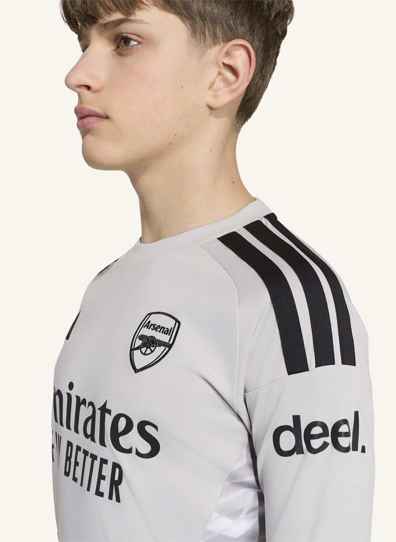adidas FC ARSENAL 26/27 KIDS TORWARTTRIKOT: GRAU
