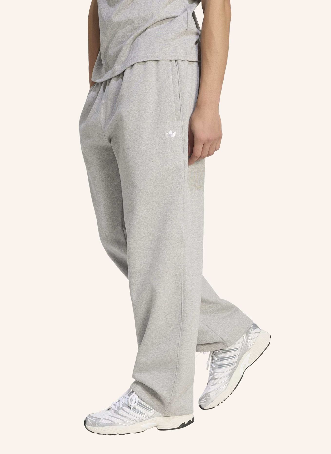 adidas Originals TREFOIL ESSENTIALS HOSE, OFFENER SAUM: GRAU