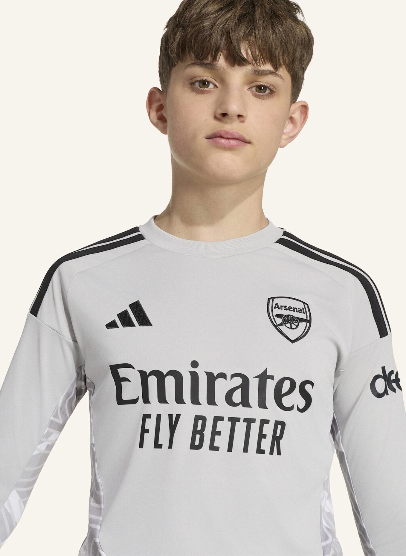 adidas FC ARSENAL 26/27 KIDS TORWARTTRIKOT: GRAU
