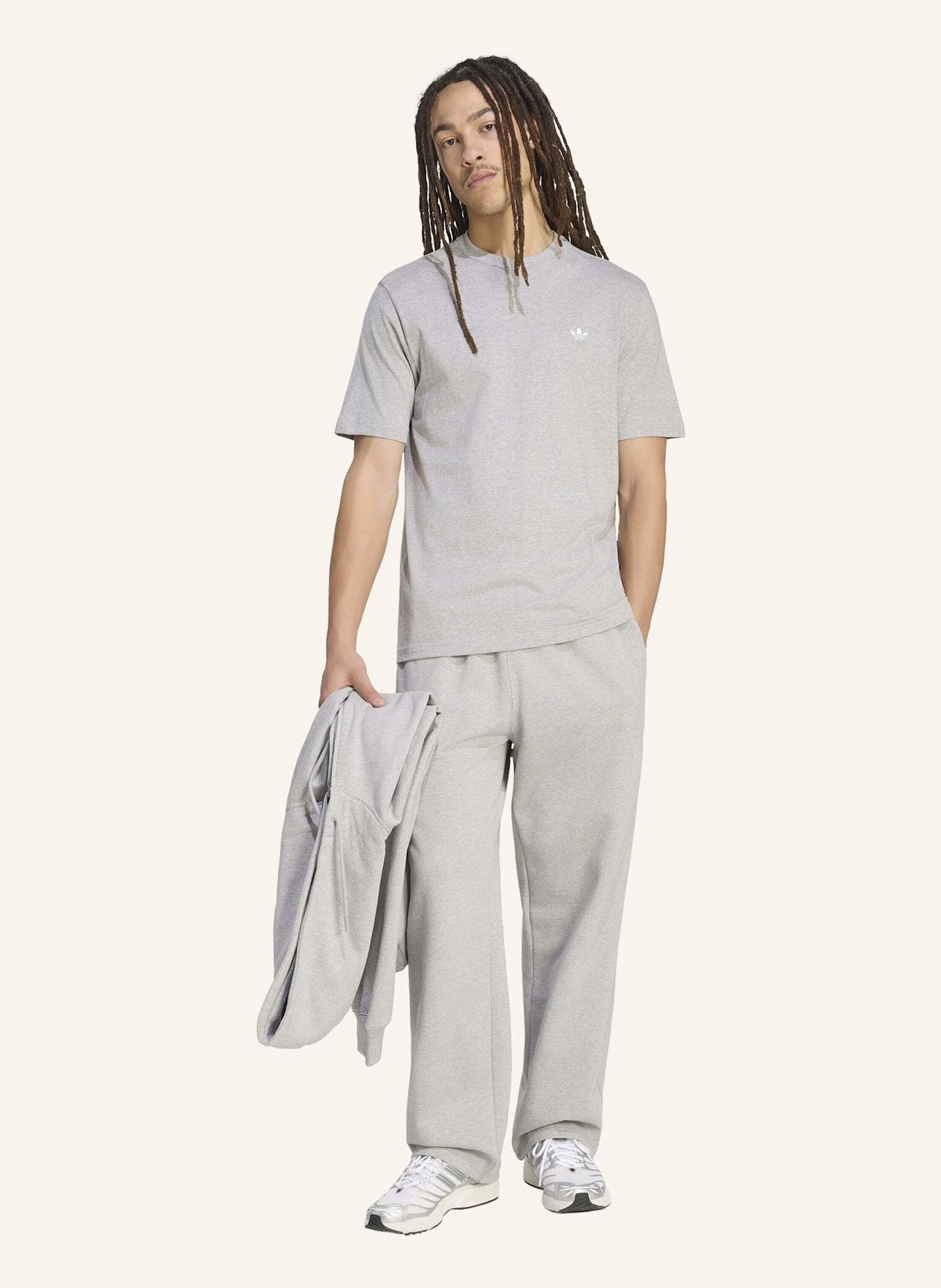 adidas Originals TREFOIL ESSENTIALS HOSE, OFFENER SAUM: GRAU