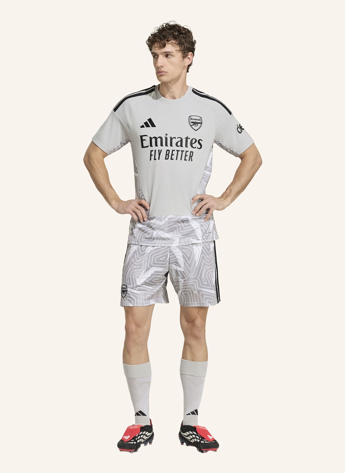 adidas FC ARSENAL 26/27 TORWARTTRIKOT: GRAU