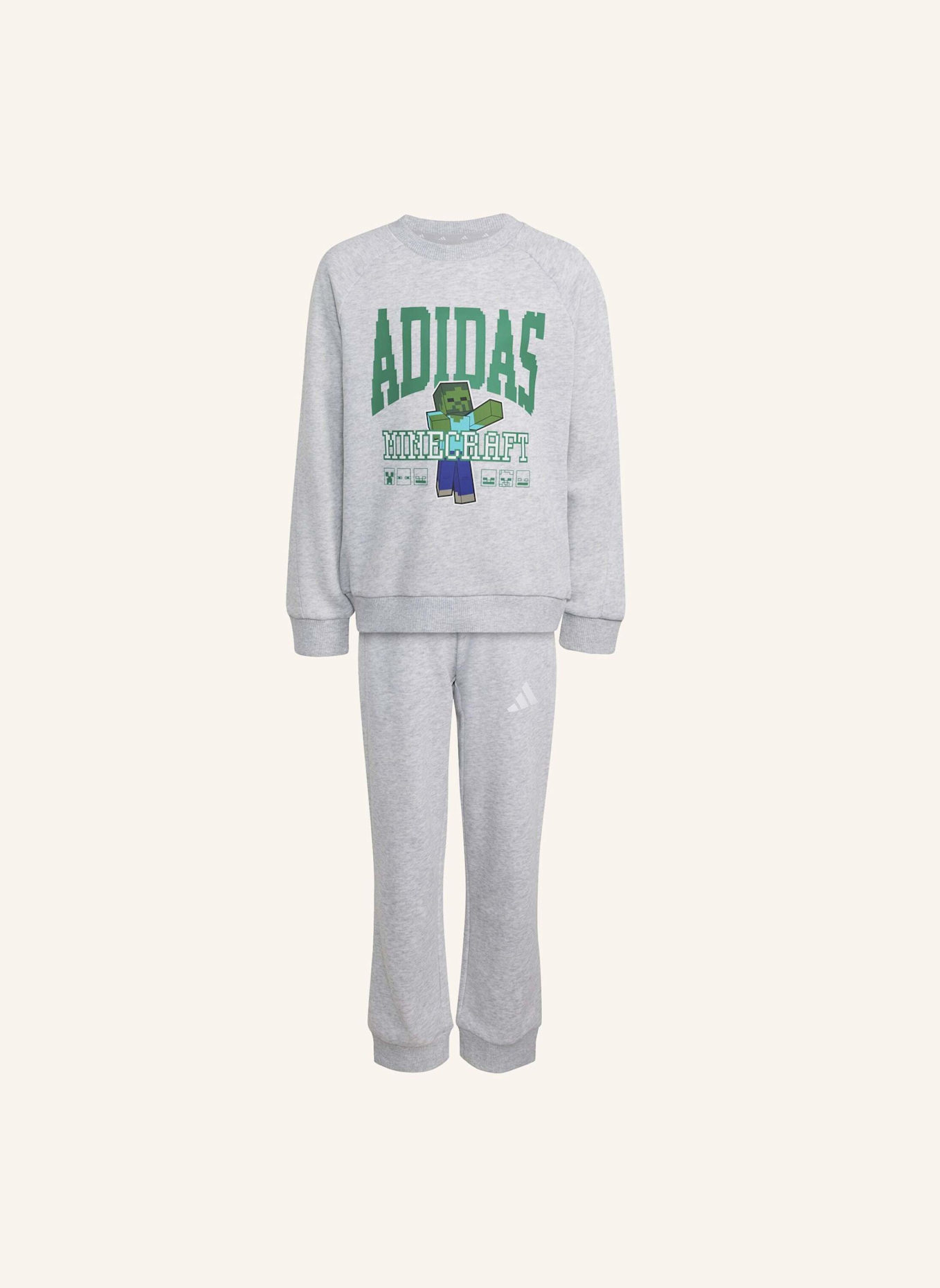 adidas ADIDAS MINECRAFT JOGGINGANZUG: GRAU