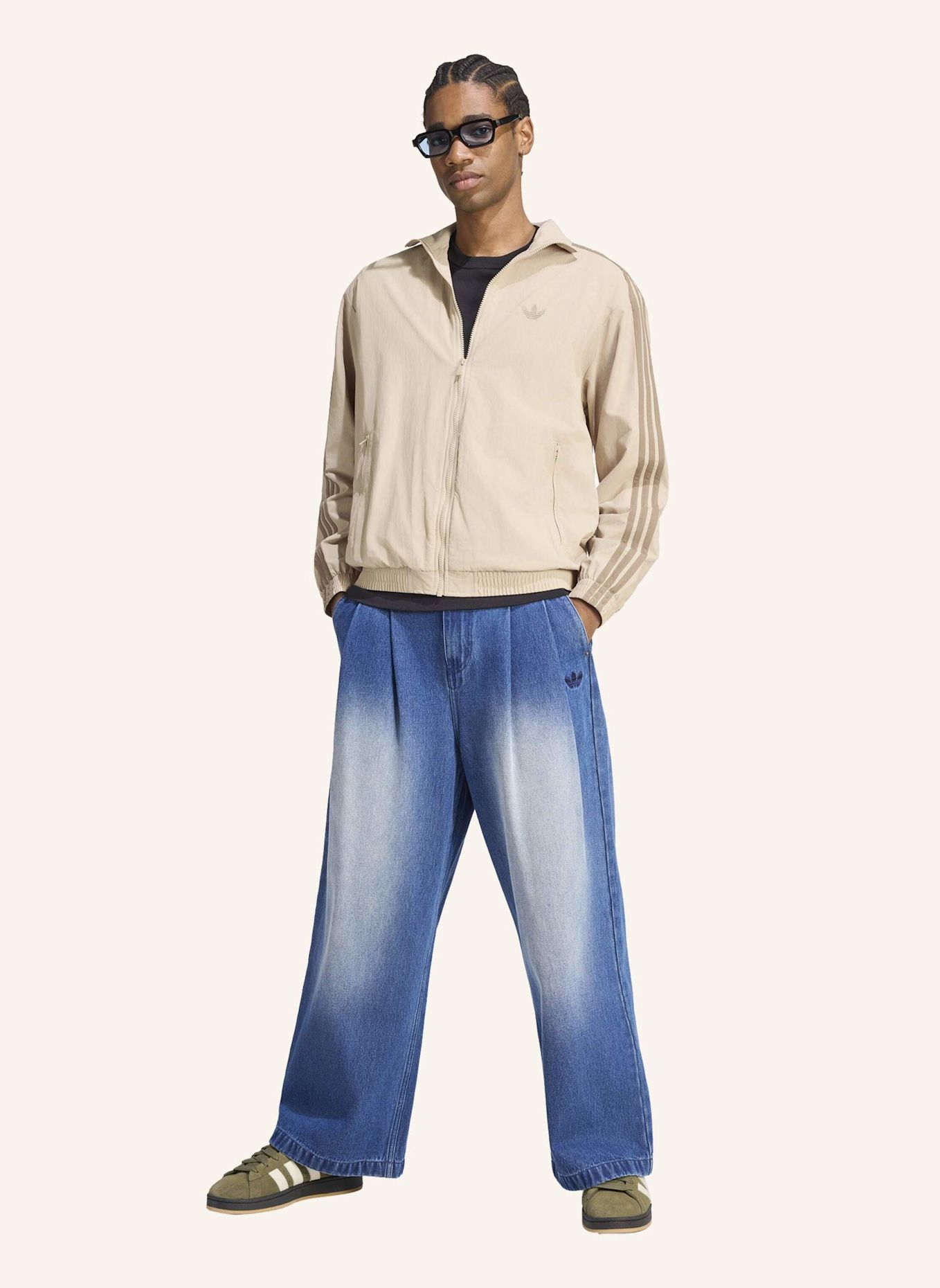 adidas Originals JEANS, MITTELHOCH, WEITES BEIN: BLAU