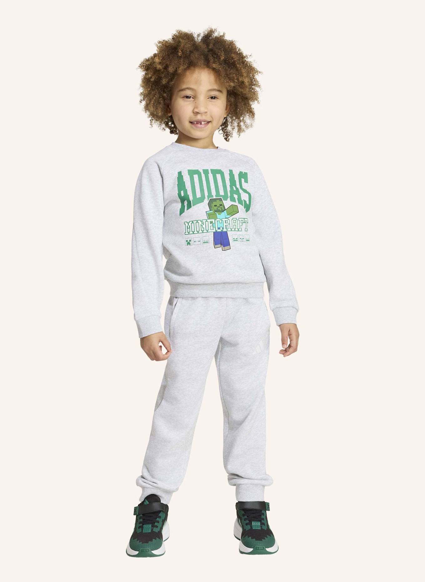 adidas ADIDAS MINECRAFT JOGGINGANZUG: GRAU