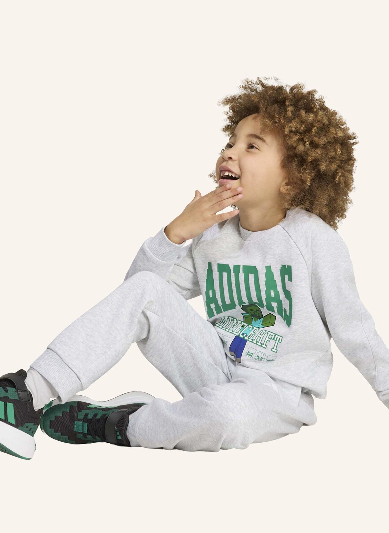 adidas ADIDAS MINECRAFT JOGGINGANZUG: GRAU