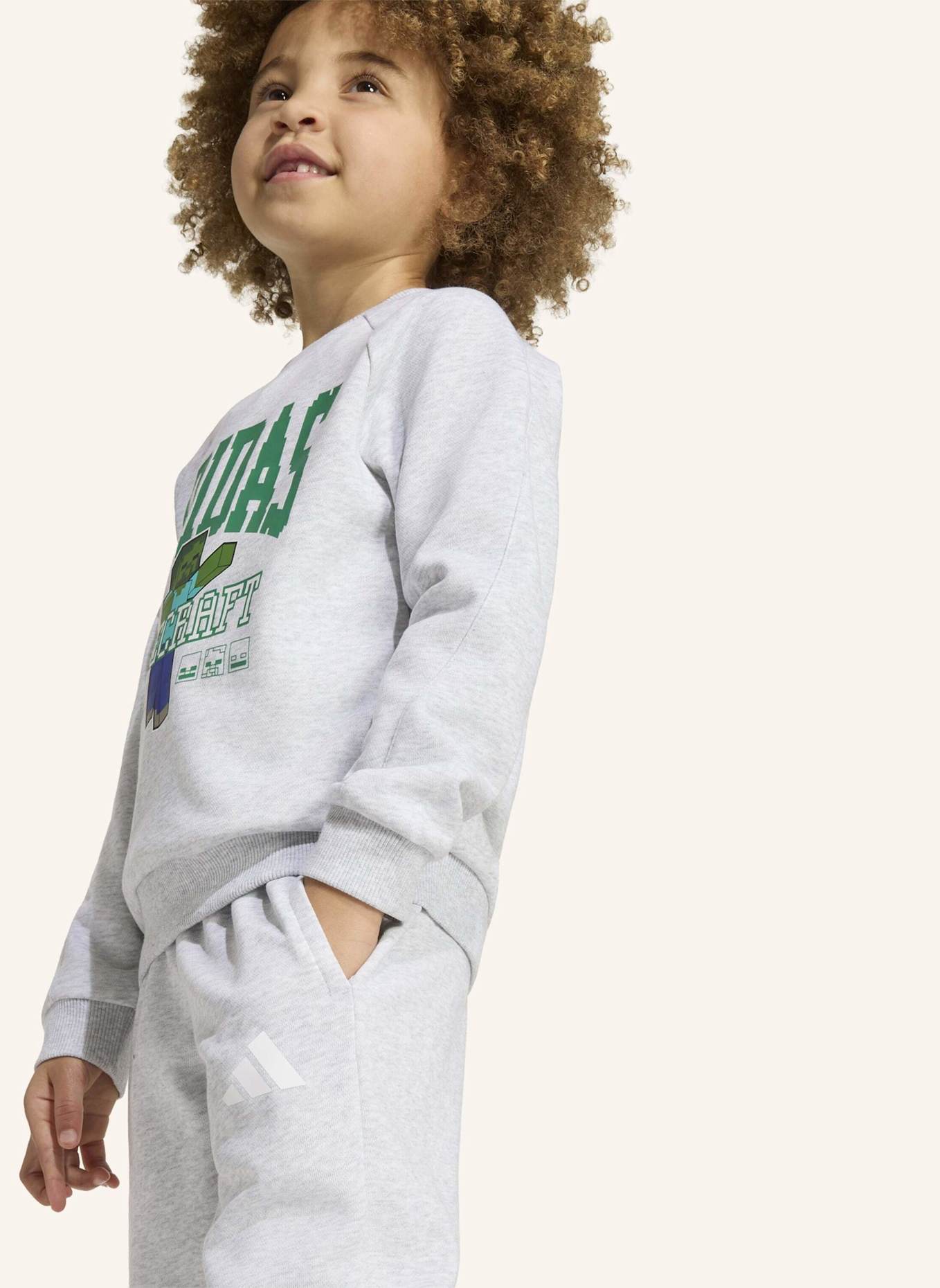adidas ADIDAS MINECRAFT JOGGINGANZUG: GRAU