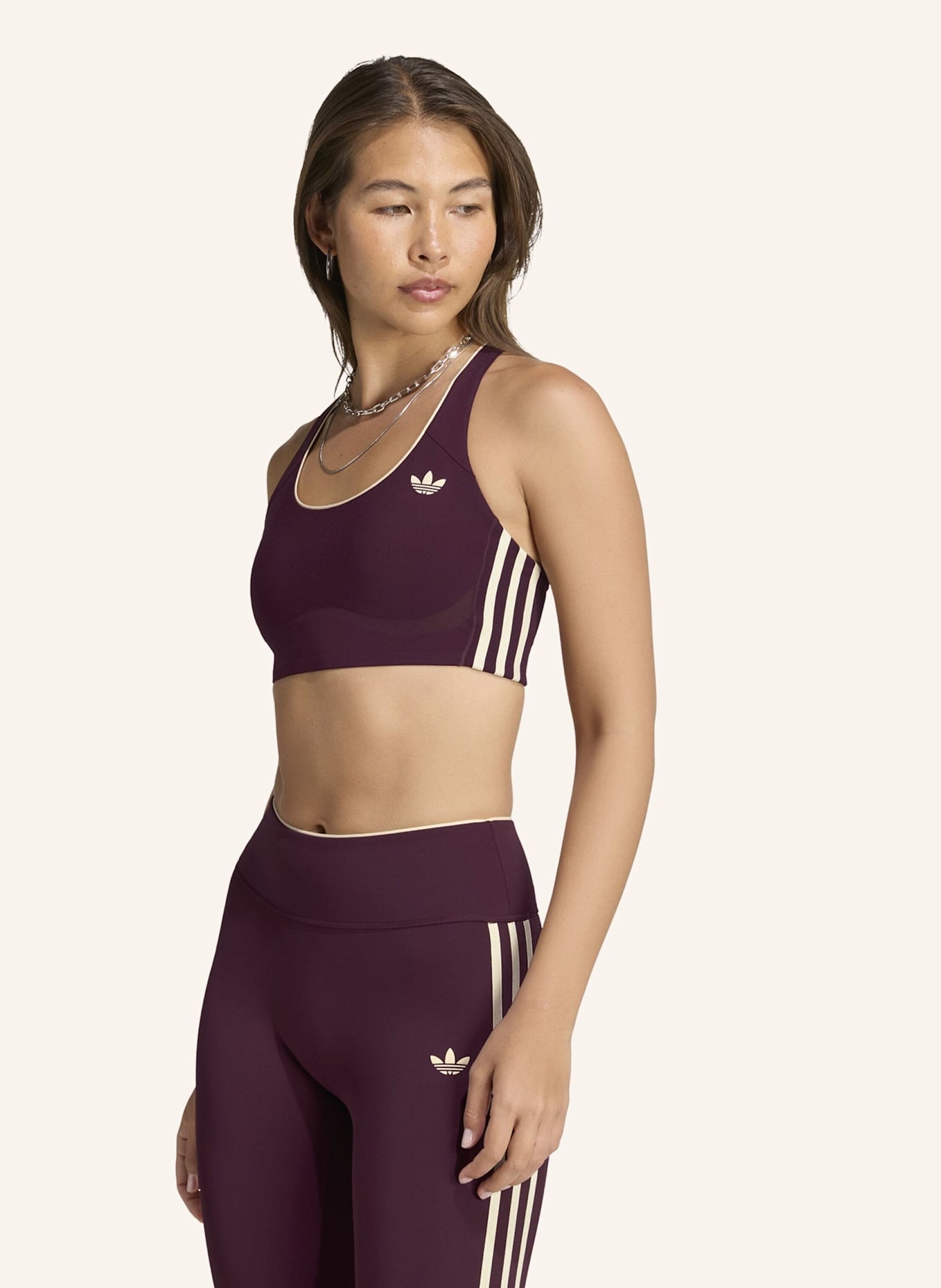 adidas ADIDAS ORIGINALS SPORT-BH, MITTLERER HALT: ROT