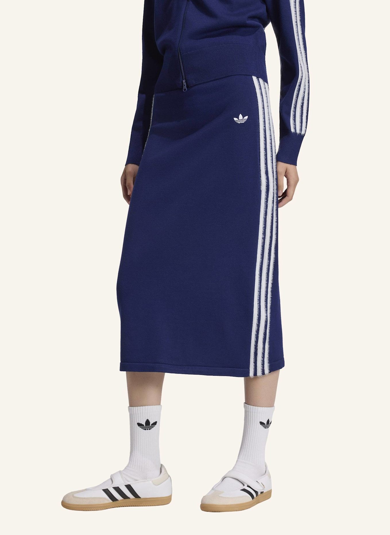 adidas Originals STRICKROCK: BLAU/ WEISS