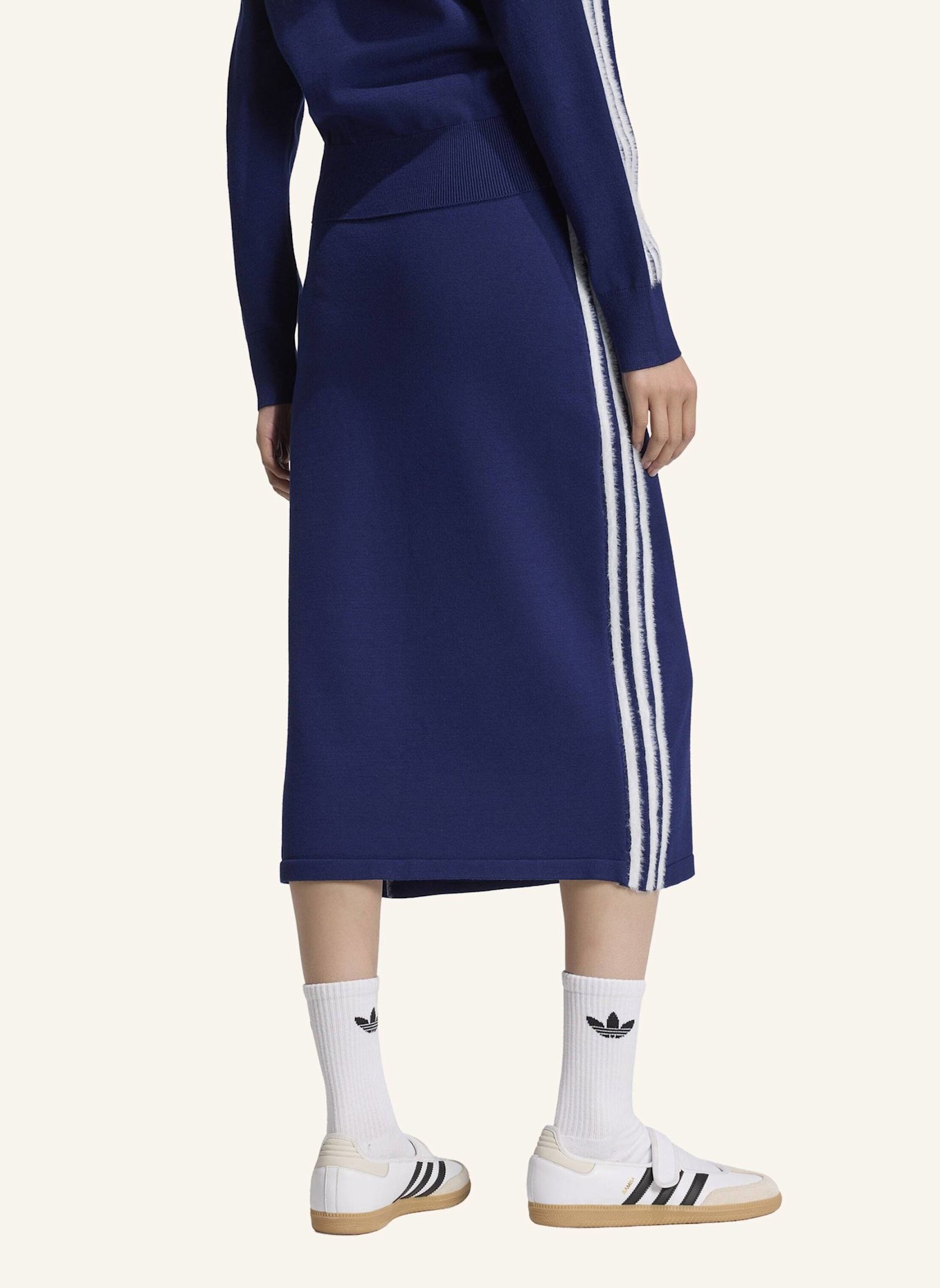 adidas Originals STRICKROCK: BLAU/ WEISS