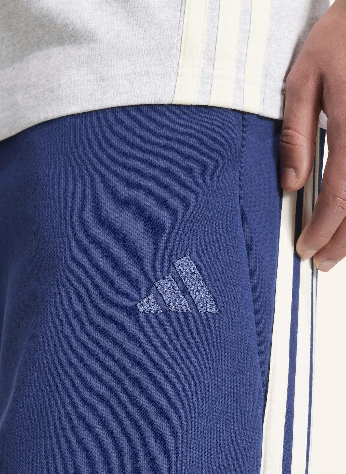 adidas ADIDAS KIT 3-STREIFEN WEITE HOSE: BLAU