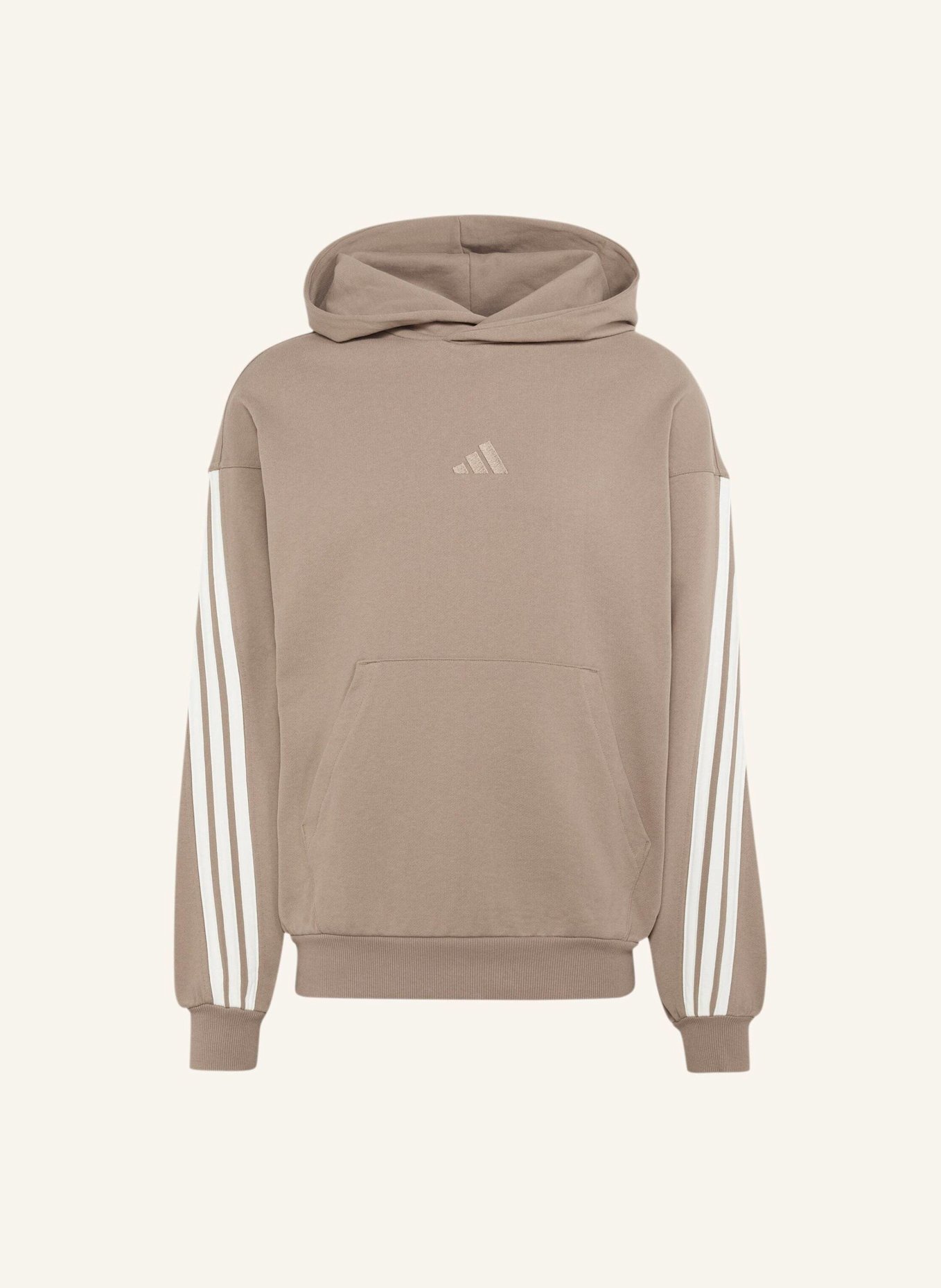 adidas ADIDAS KIT 3-STREIFEN HOODIE: WEISS