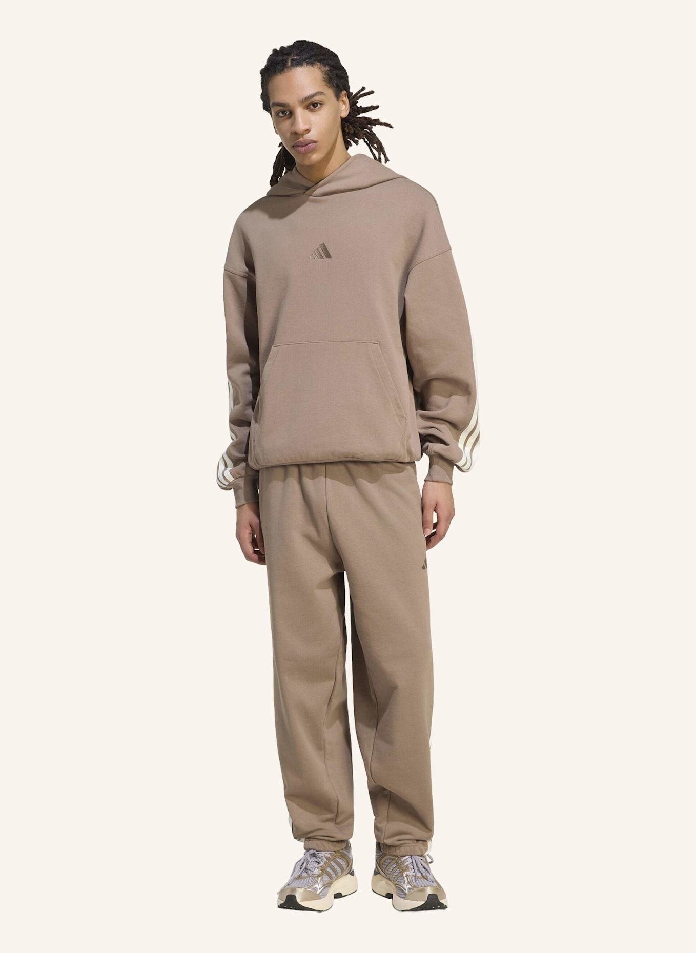 adidas ADIDAS KIT 3-STREIFEN HOODIE: WEISS