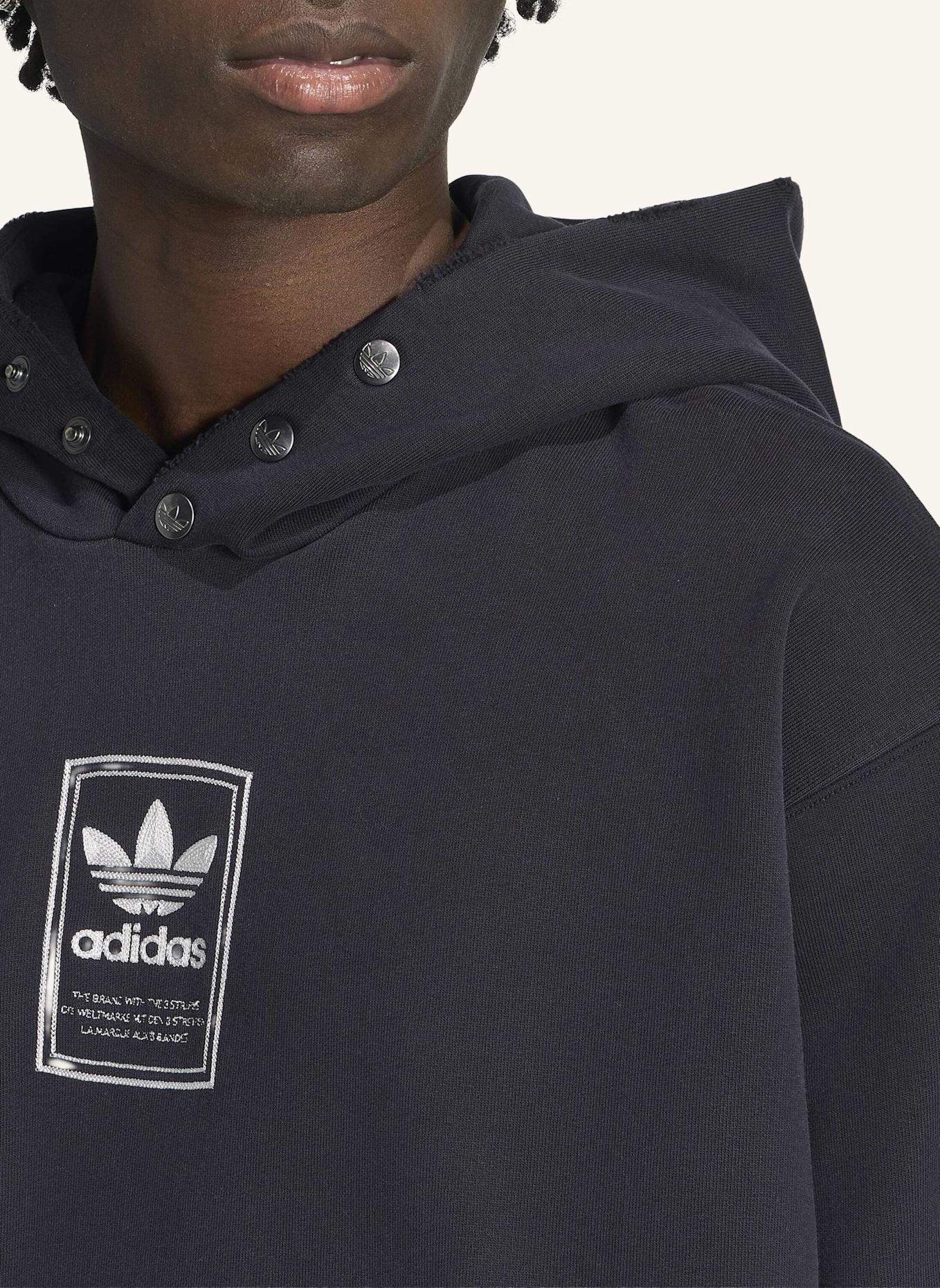 adidas Originals ELEVATED GFX HOODIE: SCHWARZ