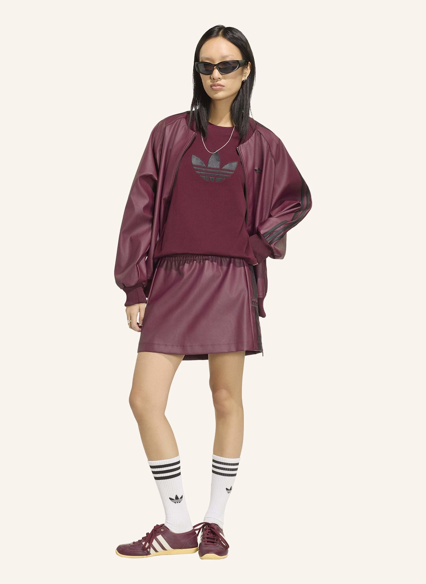 adidas Originals ADIBREAK ROCK AUS KUNSTLEDER: SCHWARZ