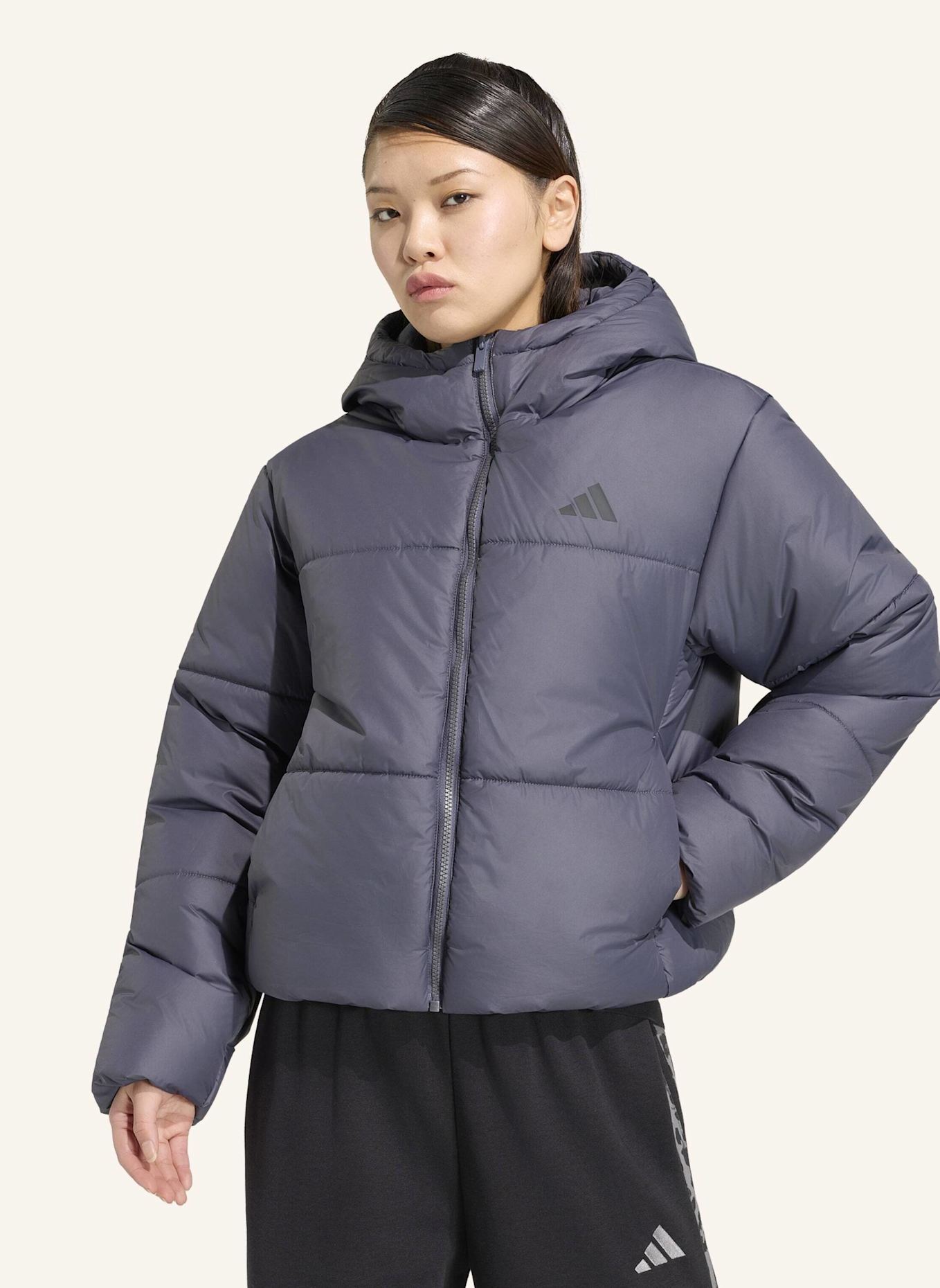 adidas ESSENTIALS HIGHLOFT PUFFER JACKE, ISOLIERT: LILA