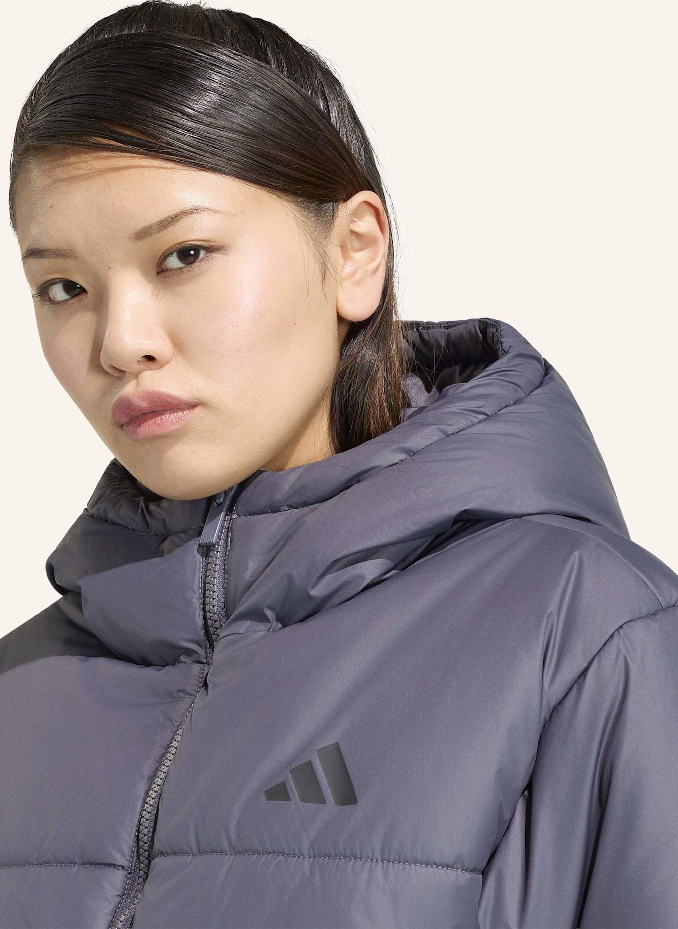 adidas ESSENTIALS HIGHLOFT PUFFER JACKE, ISOLIERT: LILA