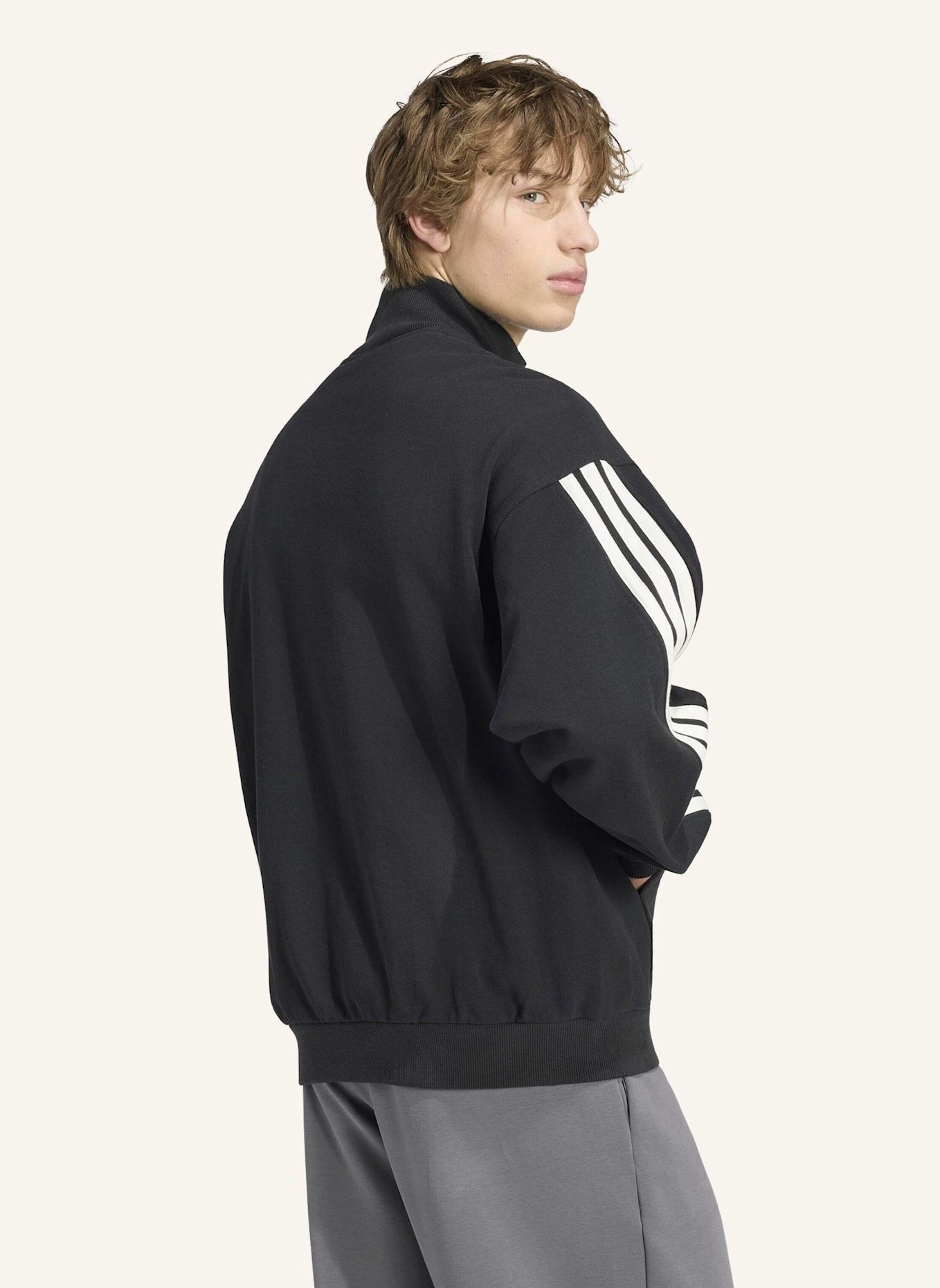 adidas ADIDAS KIT 3-STREIFEN TRAININGSJACKE: SCHWARZ/ WEISS