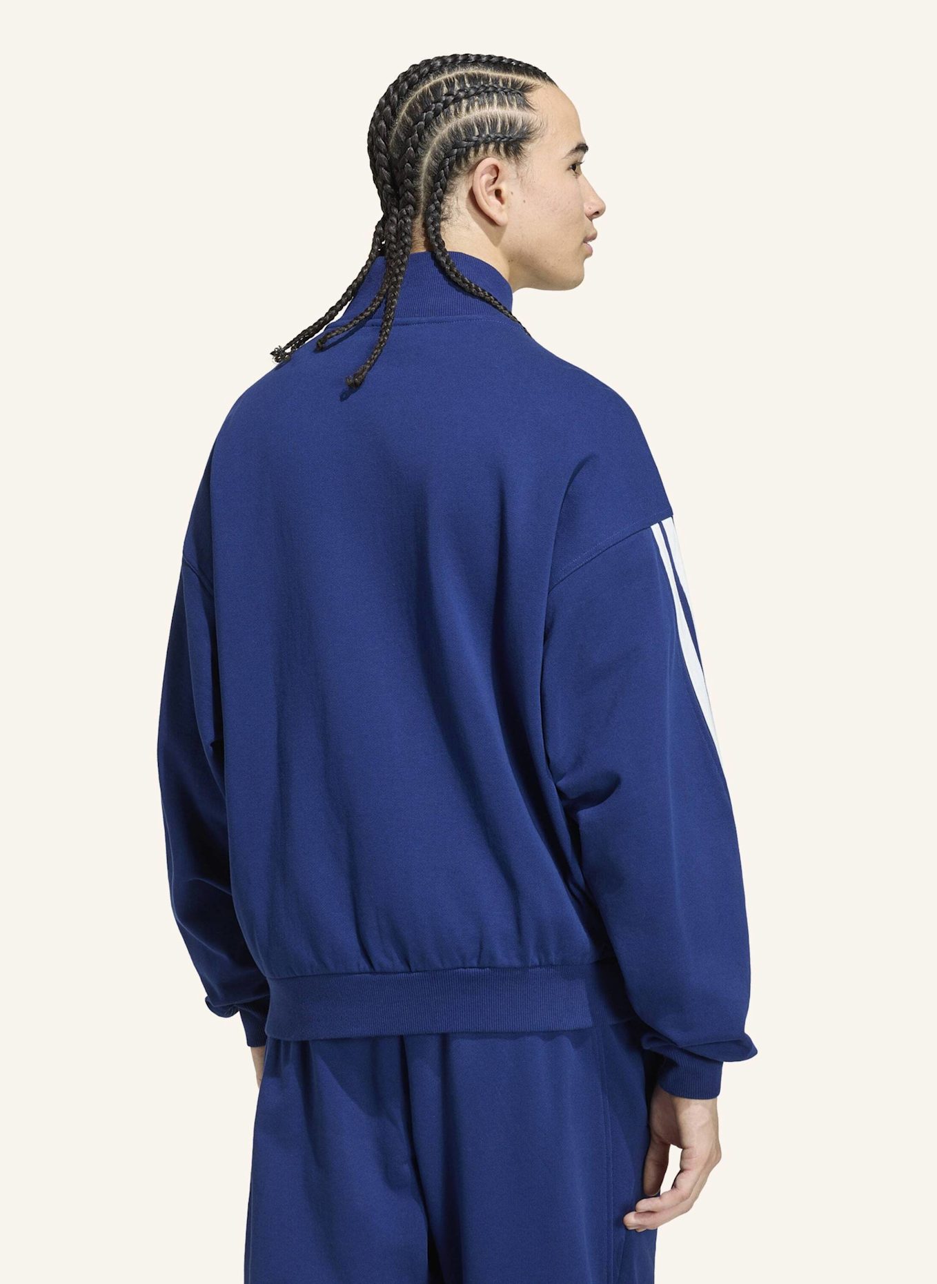 adidas ADIDAS KIT 3-STREIFEN TRAININGSJACKE: BLAU