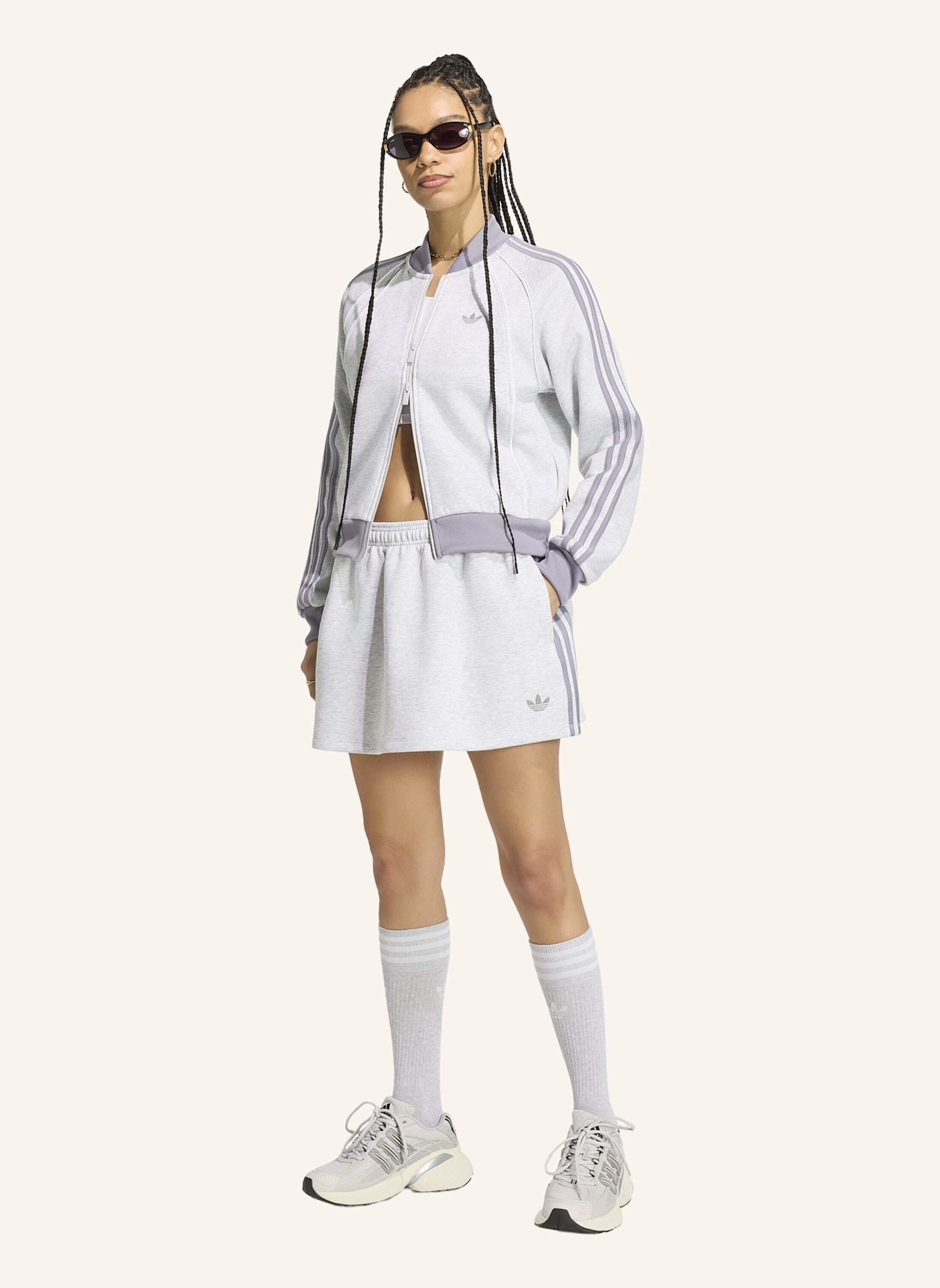 adidas Originals TRAININGSJACKE: GRAU