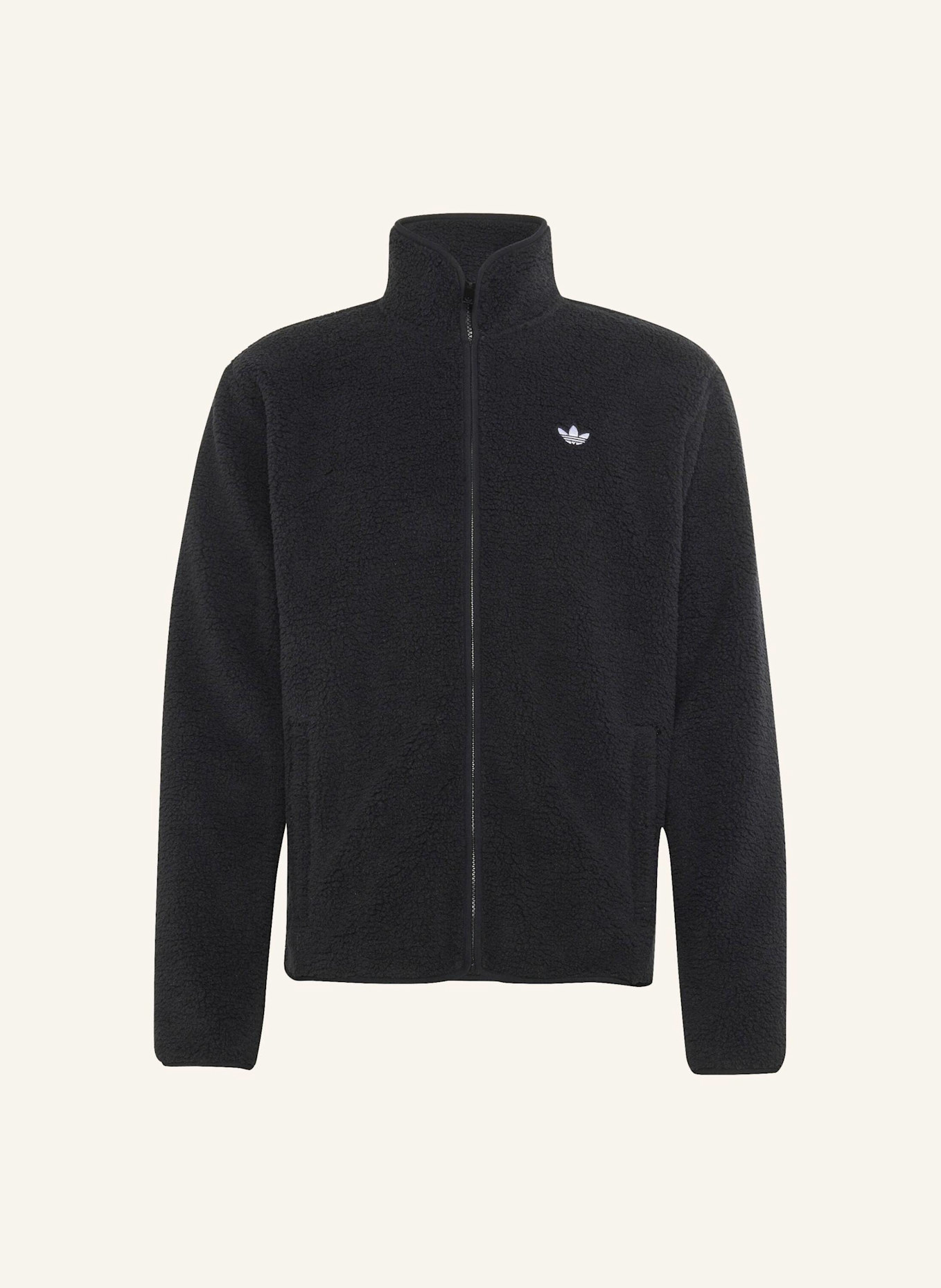 adidas Originals TREFOIL ESSENTIALS TEDDY FLEECE: SCHWARZ