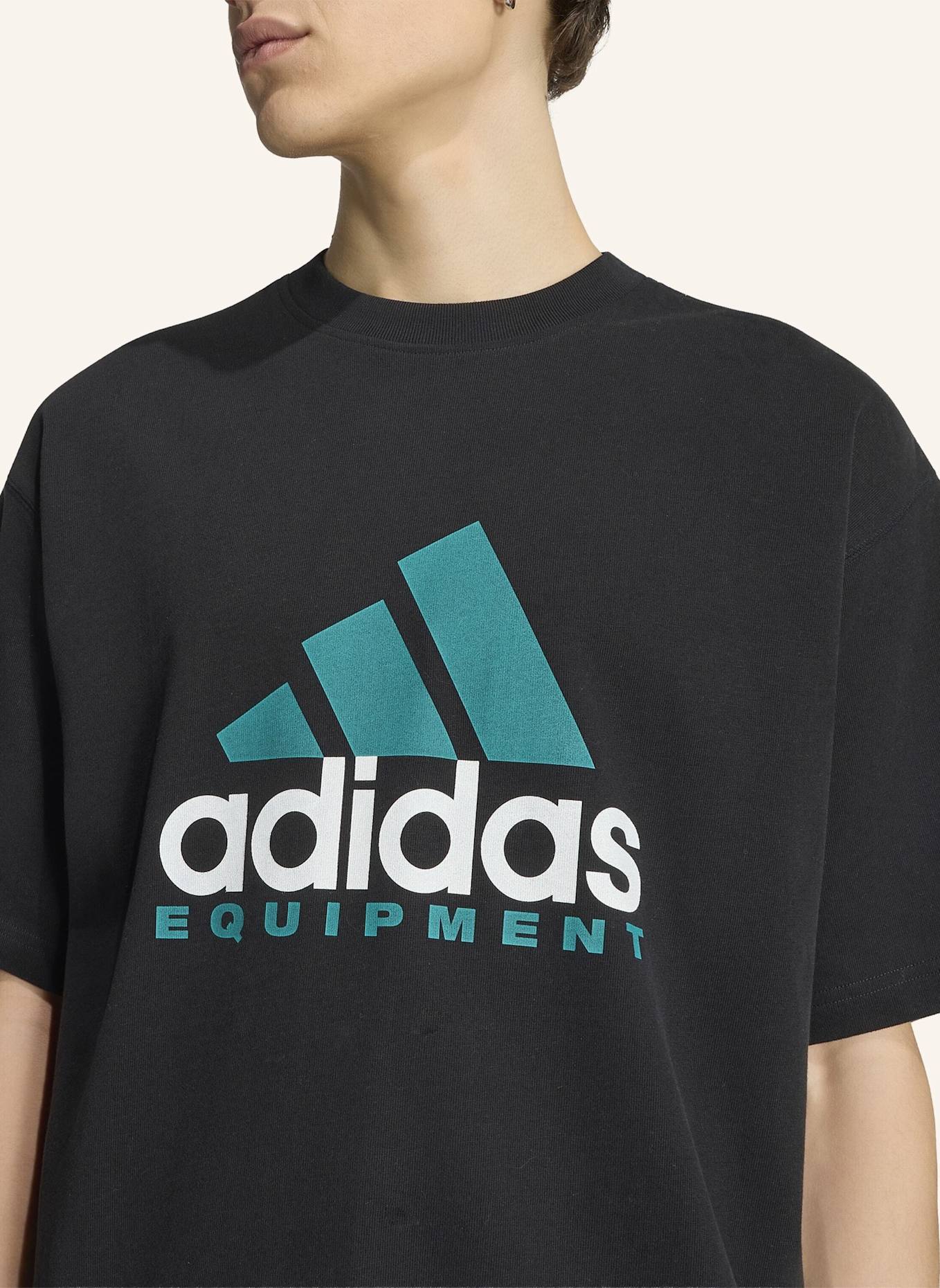 adidas Originals ADIDAS EQUIPMENT LOGO T-SHIRT: SCHWARZ