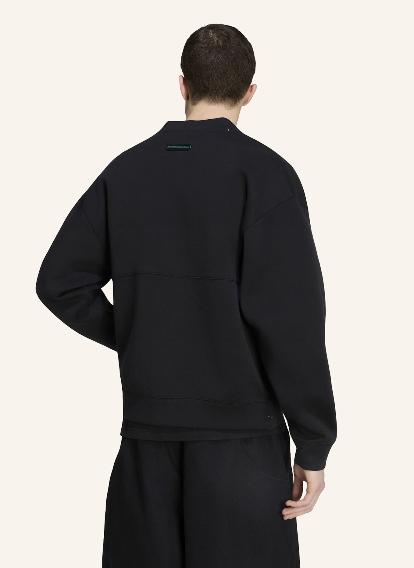 adidas Originals ADIDAS EQUIPMENT SPACER TRACK TOP: SCHWARZ