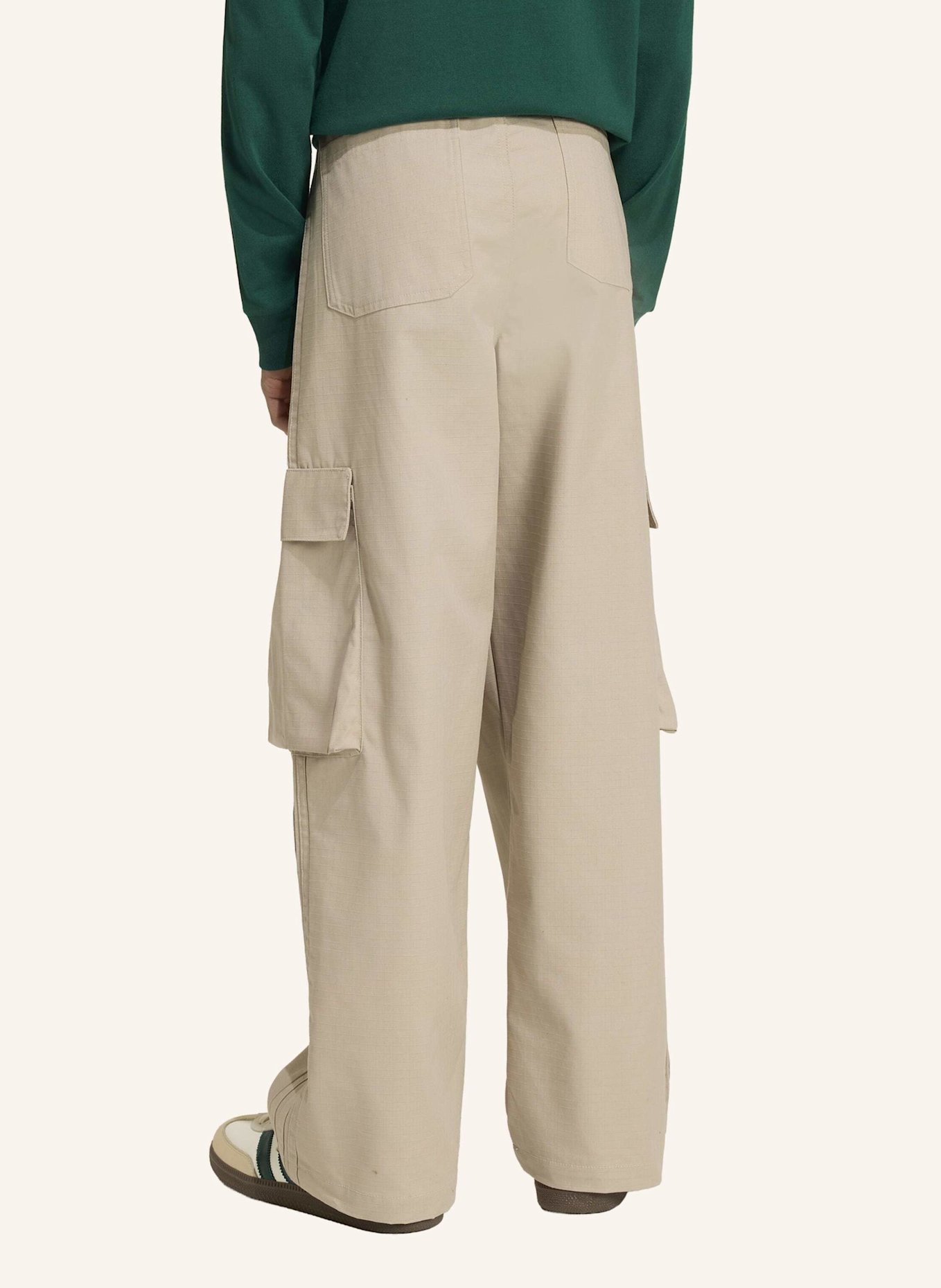 adidas Originals CARGOHOSE, OVERSIZE, RIPSTOP: BEIGE