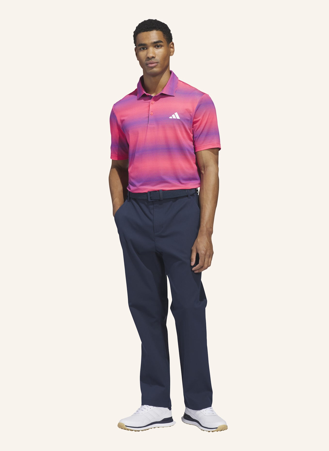 adidas ULTIMATE365 MESH CLIMACOOL POLOSHIRT: PINK