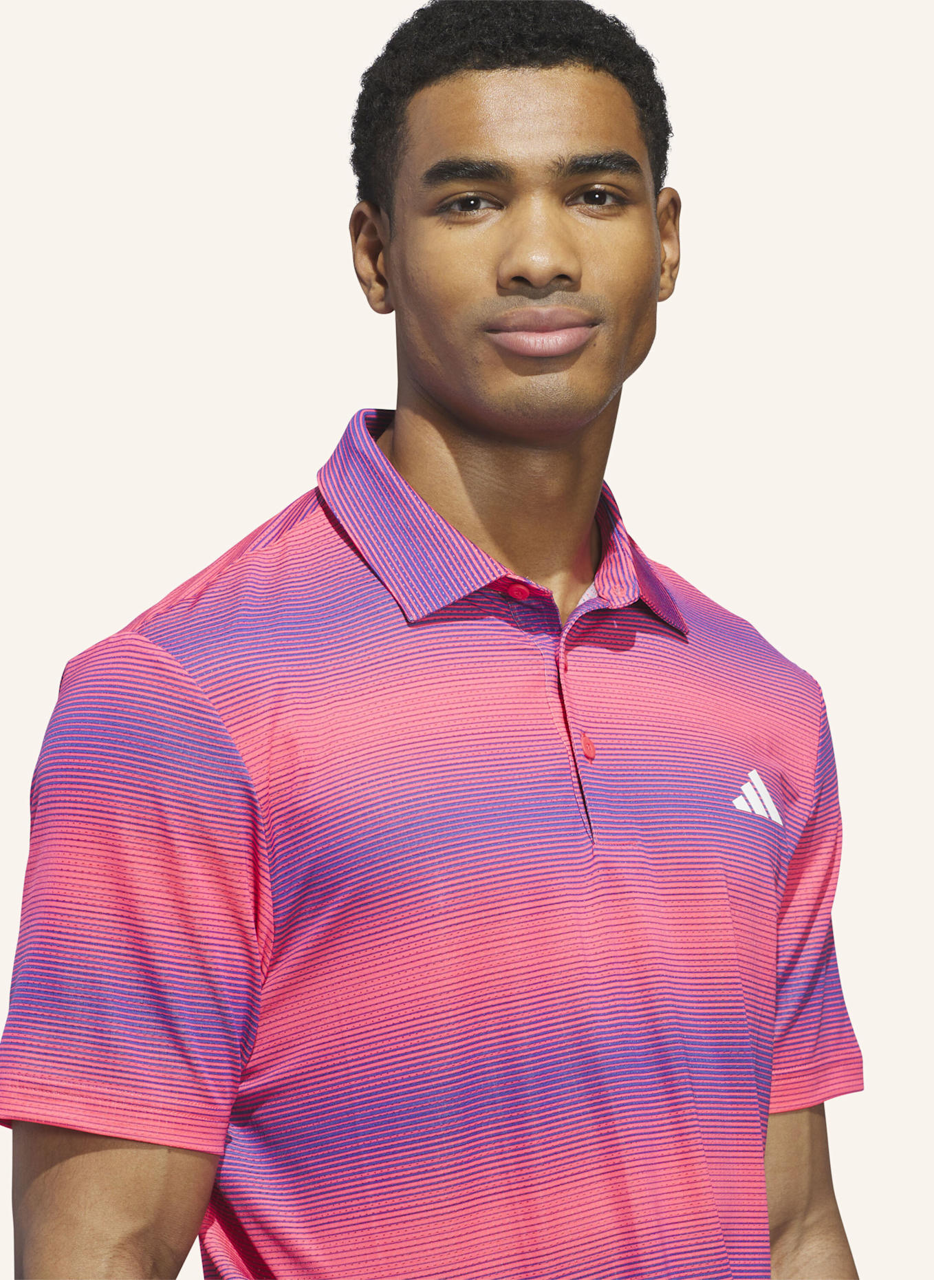 adidas ULTIMATE365 MESH CLIMACOOL POLOSHIRT: PINK