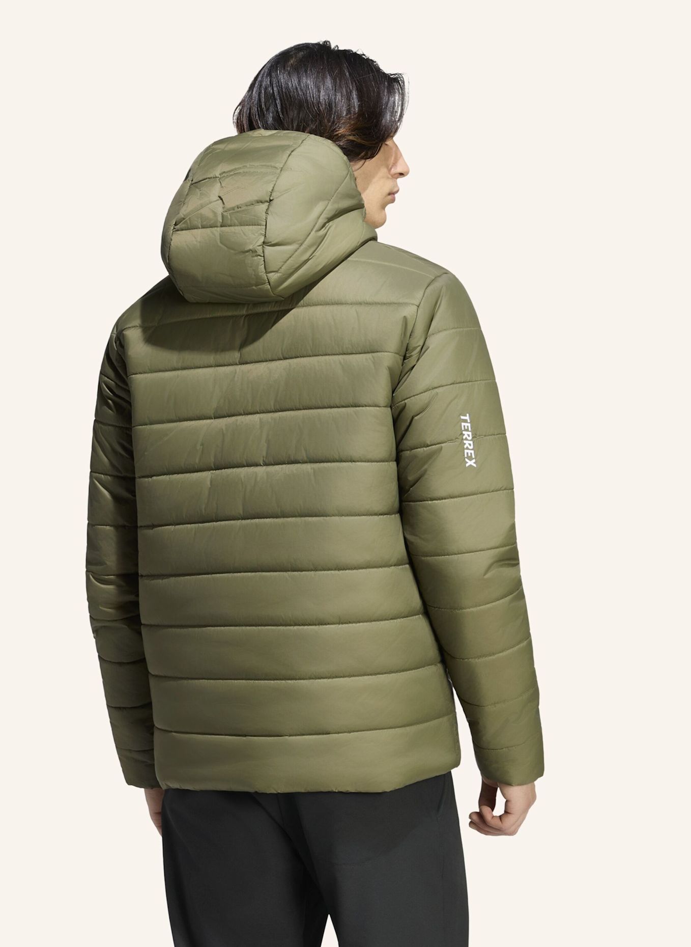 adidas TERREX TERREX MULTI ESSENTIALS CLIMAWARM KAPUZENJACKE, ISOLIEREND: GRÜN