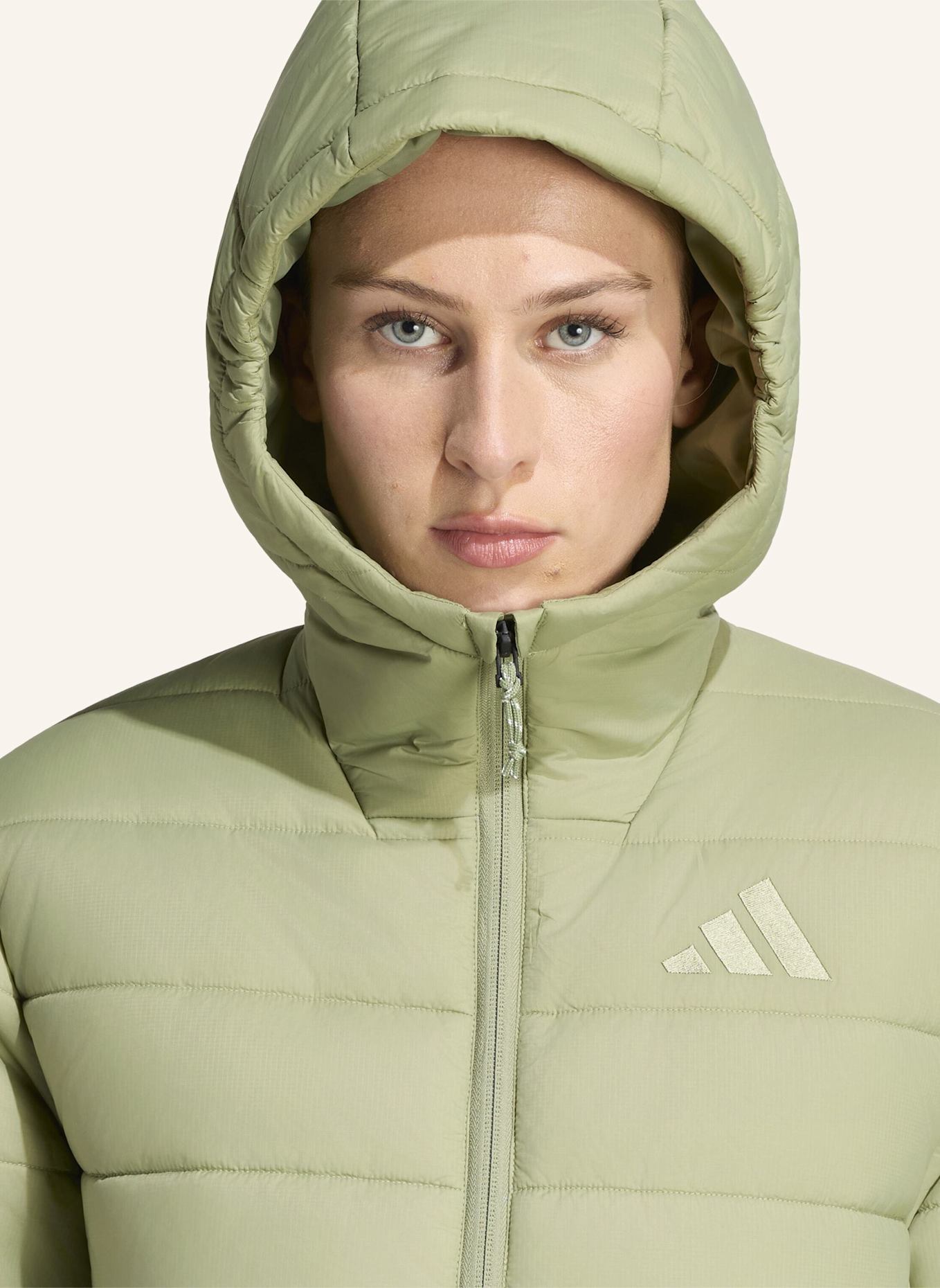 adidas TERREX TERREX MULTI ESSENTIALS CLIMAWARM KAPUZENJACKE, ISOLIERT: GRÜN