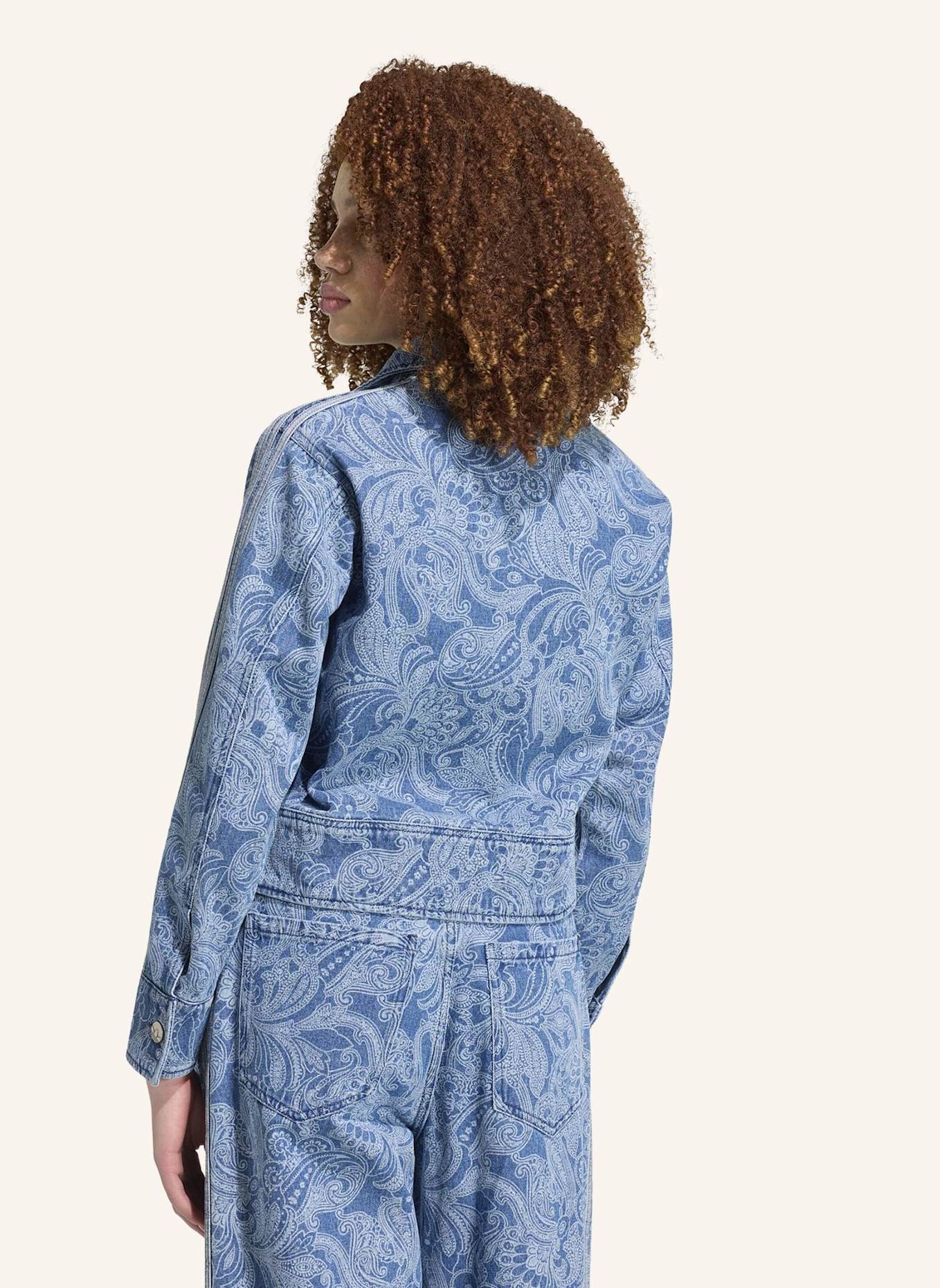 adidas Originals ADIDAS LIBERTY LONDON FIREBIRD JEANSJACKE: BLAU