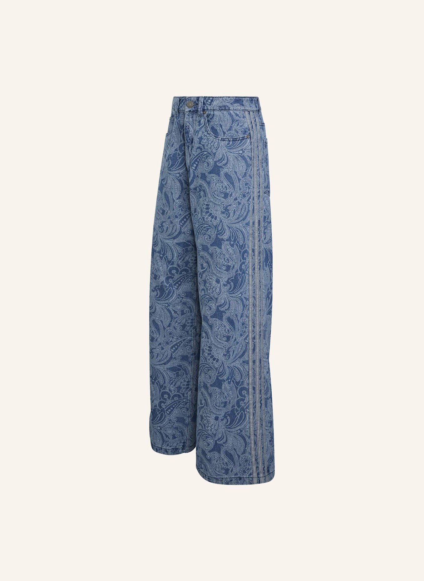adidas Originals ADIDAS LIBERTY LONDON FIREBIRD MID RISE JEANSHOSE, GERADES BEIN: BLAU
