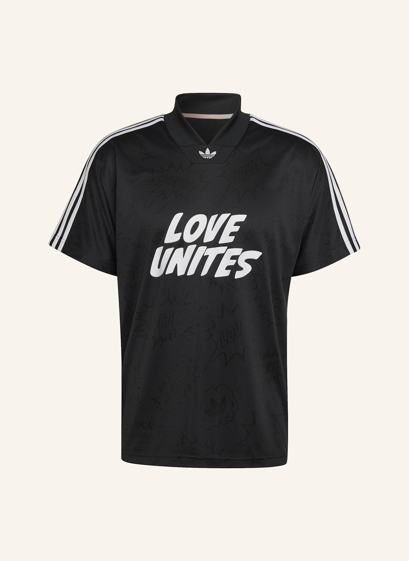 adidas Originals LOVE UNITES EMB JERSEY: SCHWARZ