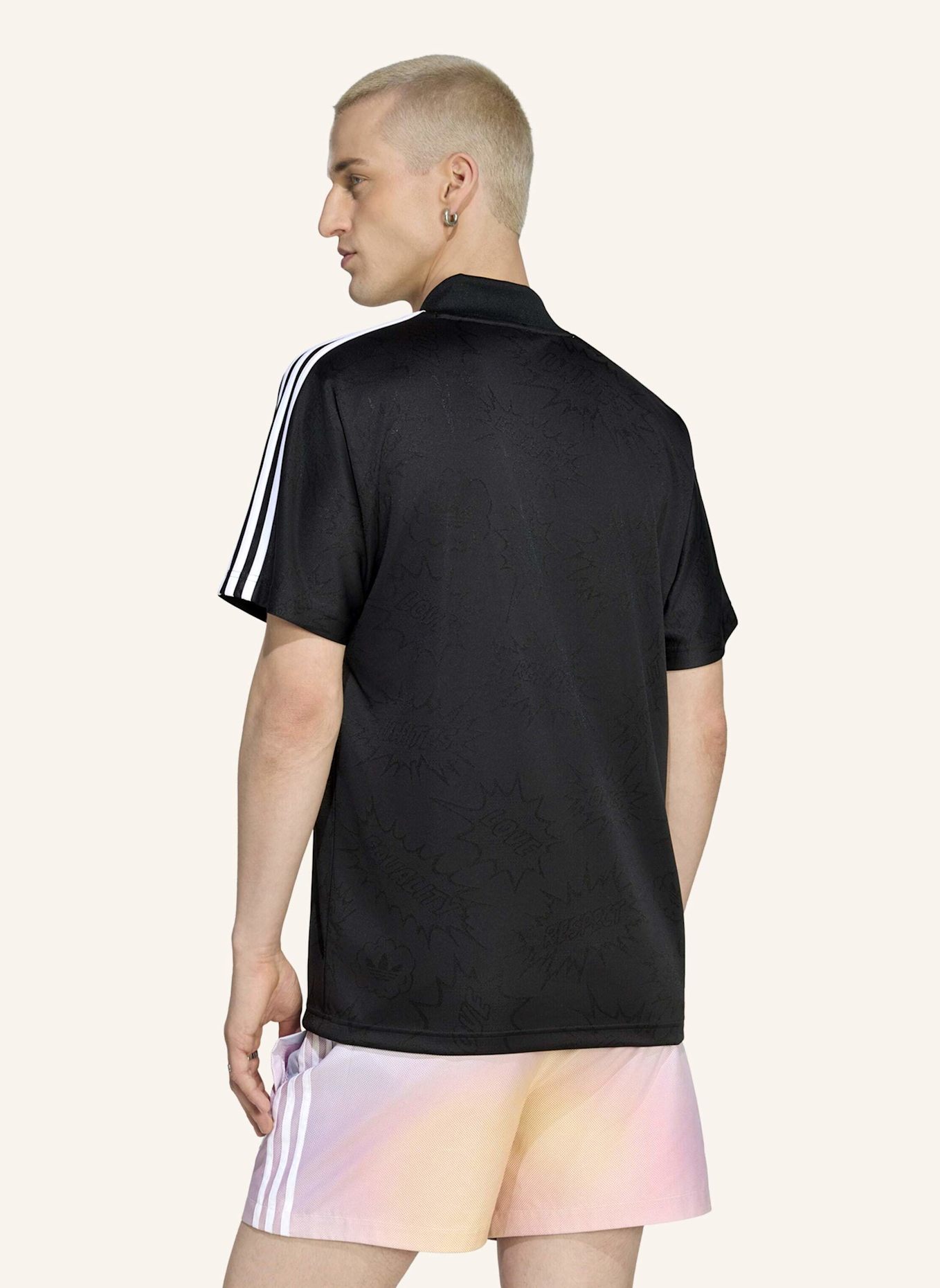 adidas Originals LOVE UNITES EMB JERSEY: SCHWARZ
