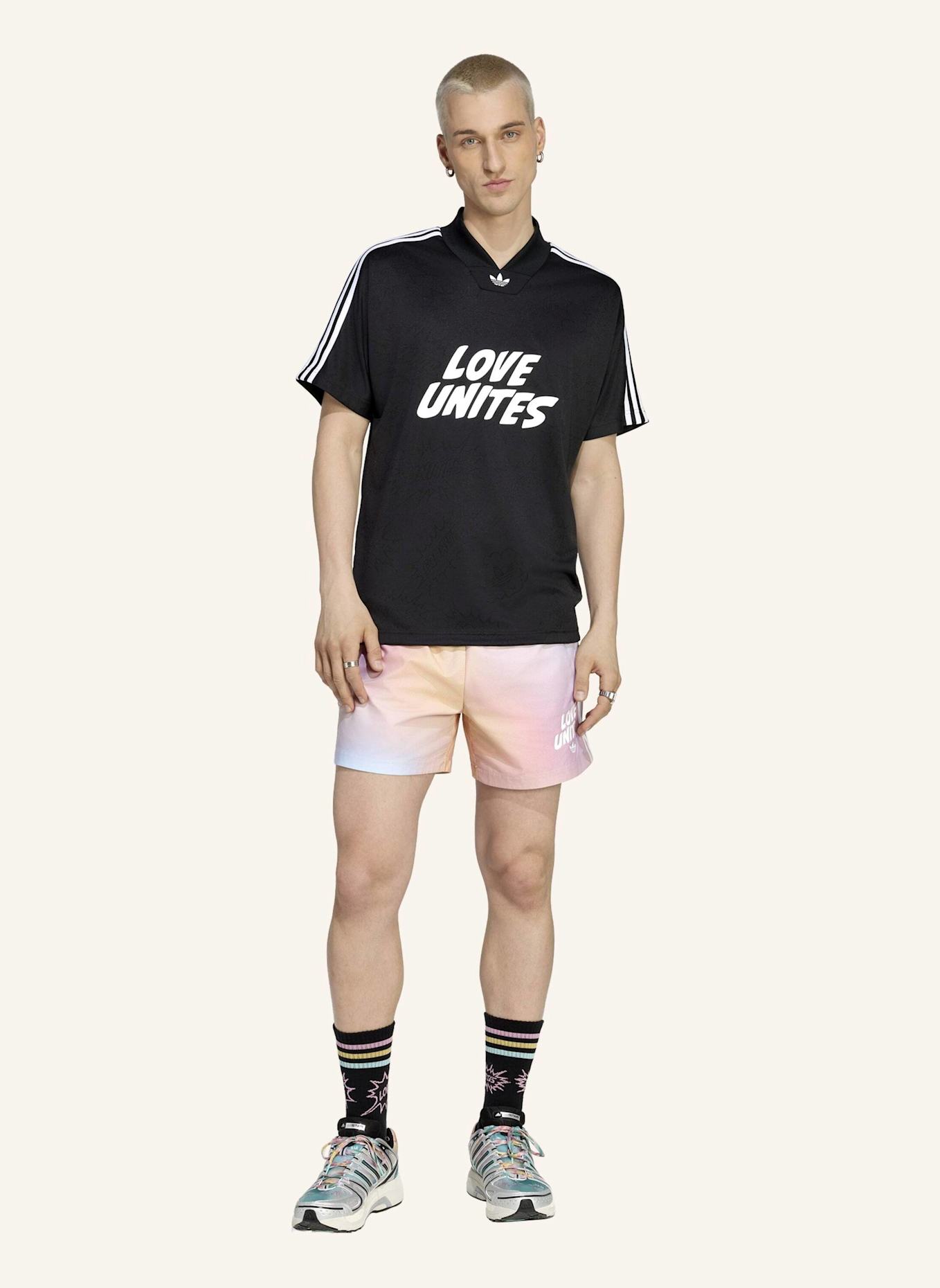 adidas Originals LOVE UNITES EMB JERSEY: SCHWARZ