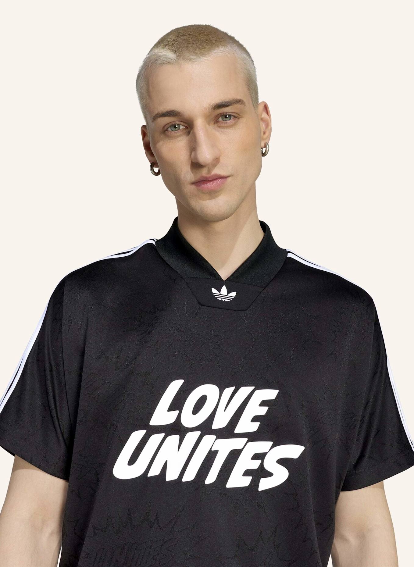 adidas Originals LOVE UNITES EMB JERSEY: SCHWARZ